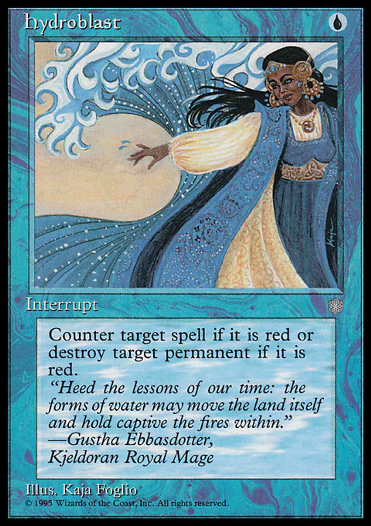 Hydroblast magic card front