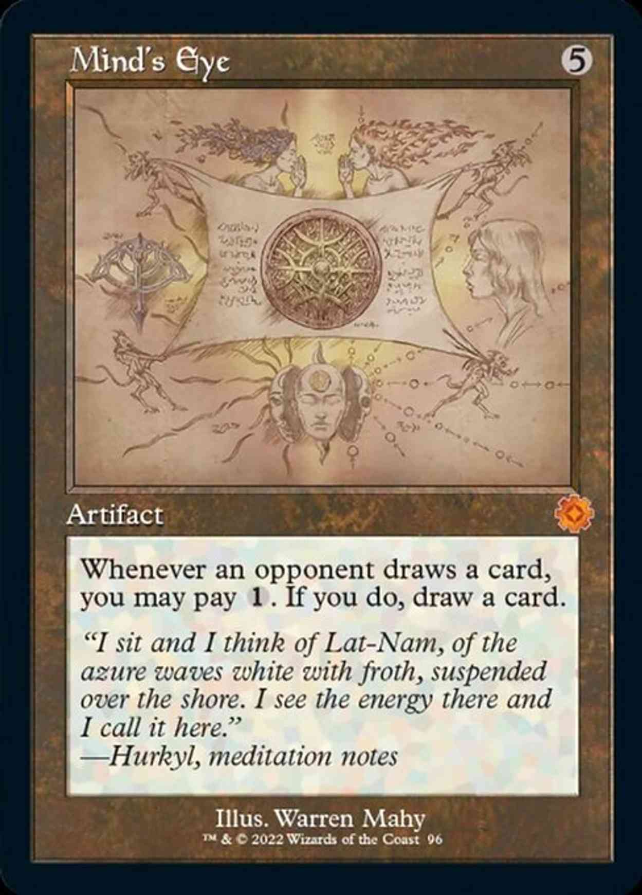 Mind's Eye (Schematic) magic card front