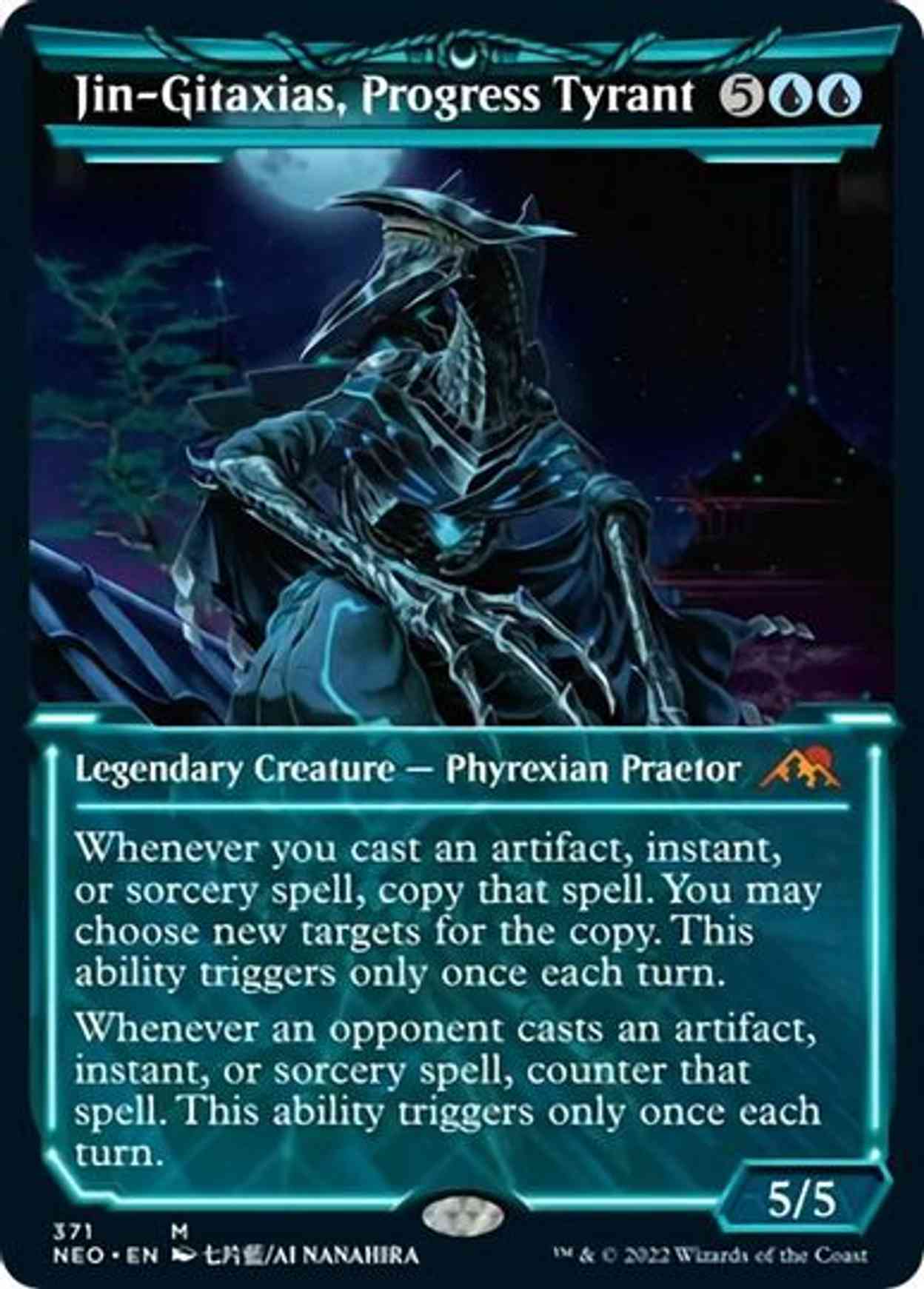 Jin-Gitaxias, Progress Tyrant (Showcase) magic card front