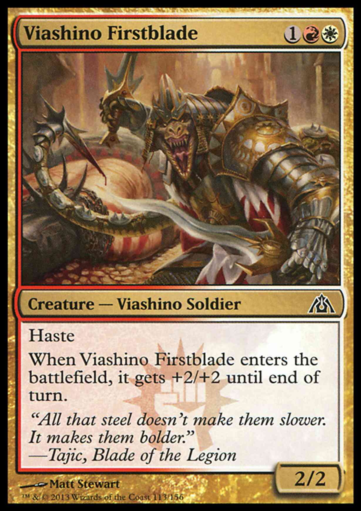 Viashino Firstblade magic card front