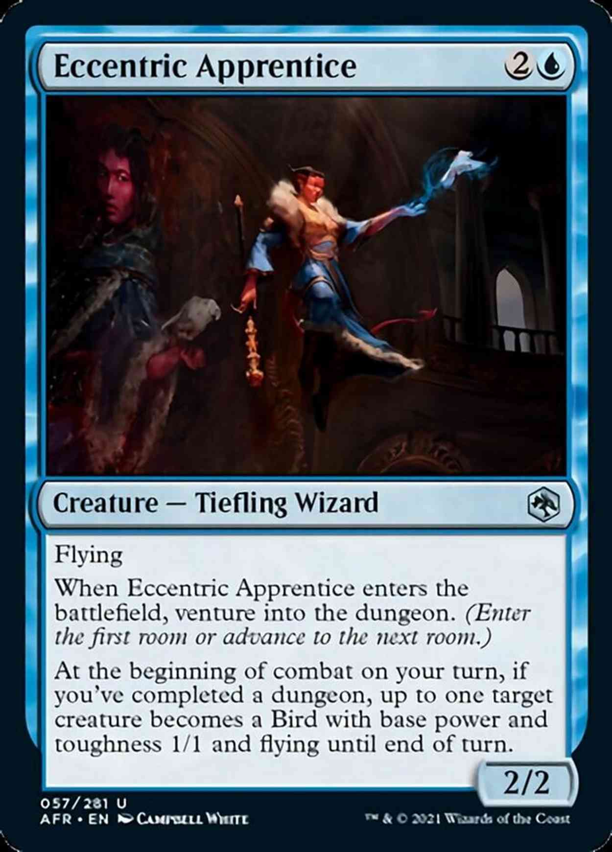 Eccentric Apprentice magic card front