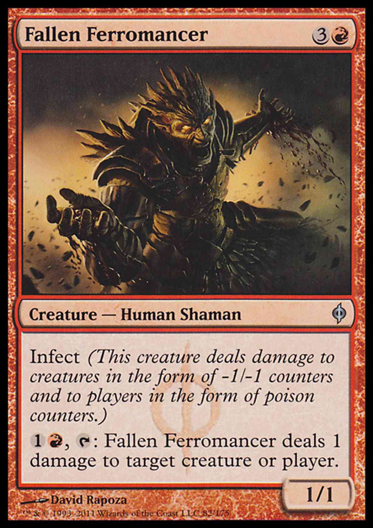 Fallen Ferromancer magic card front