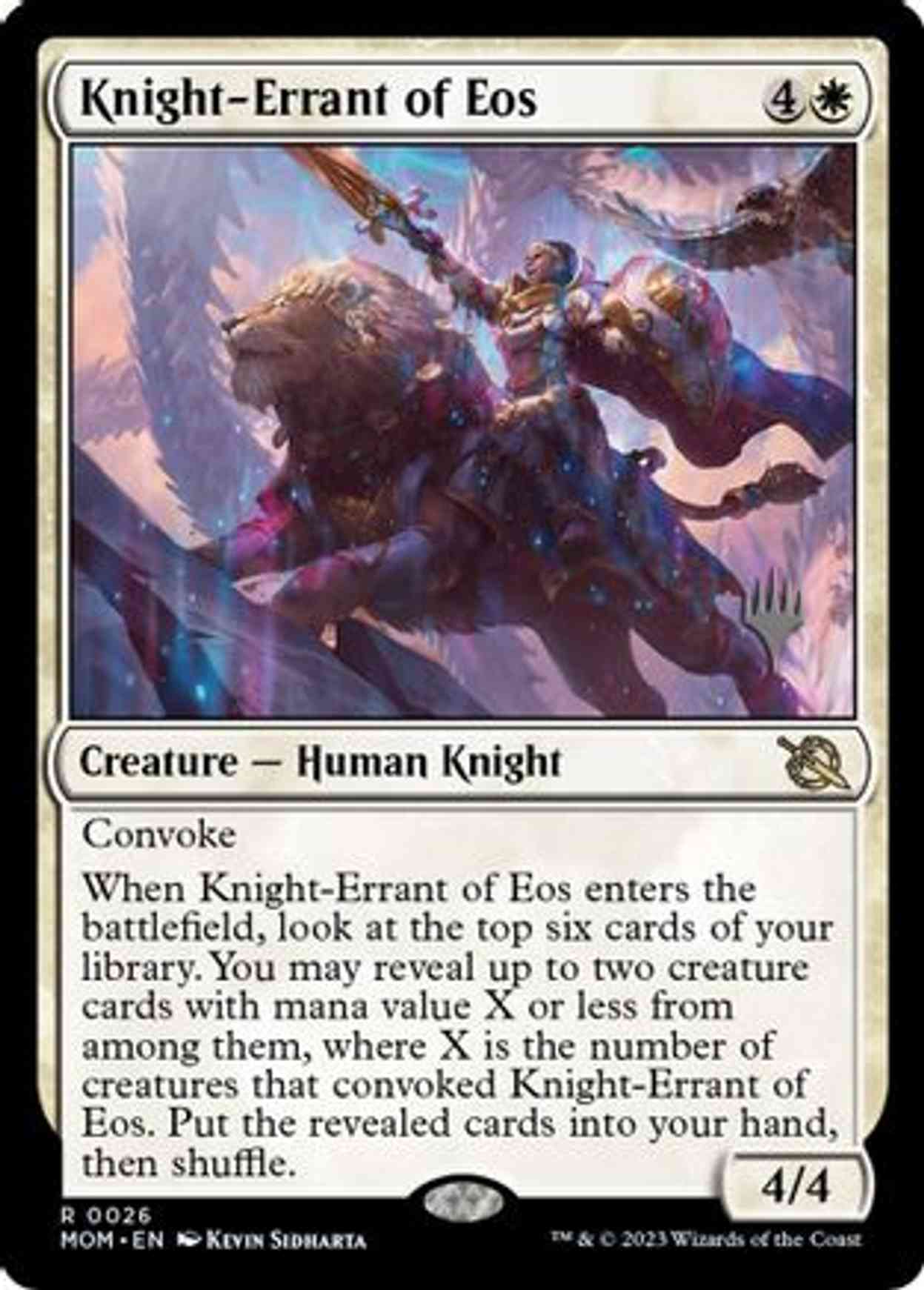 Knight-Errant of Eos magic card front