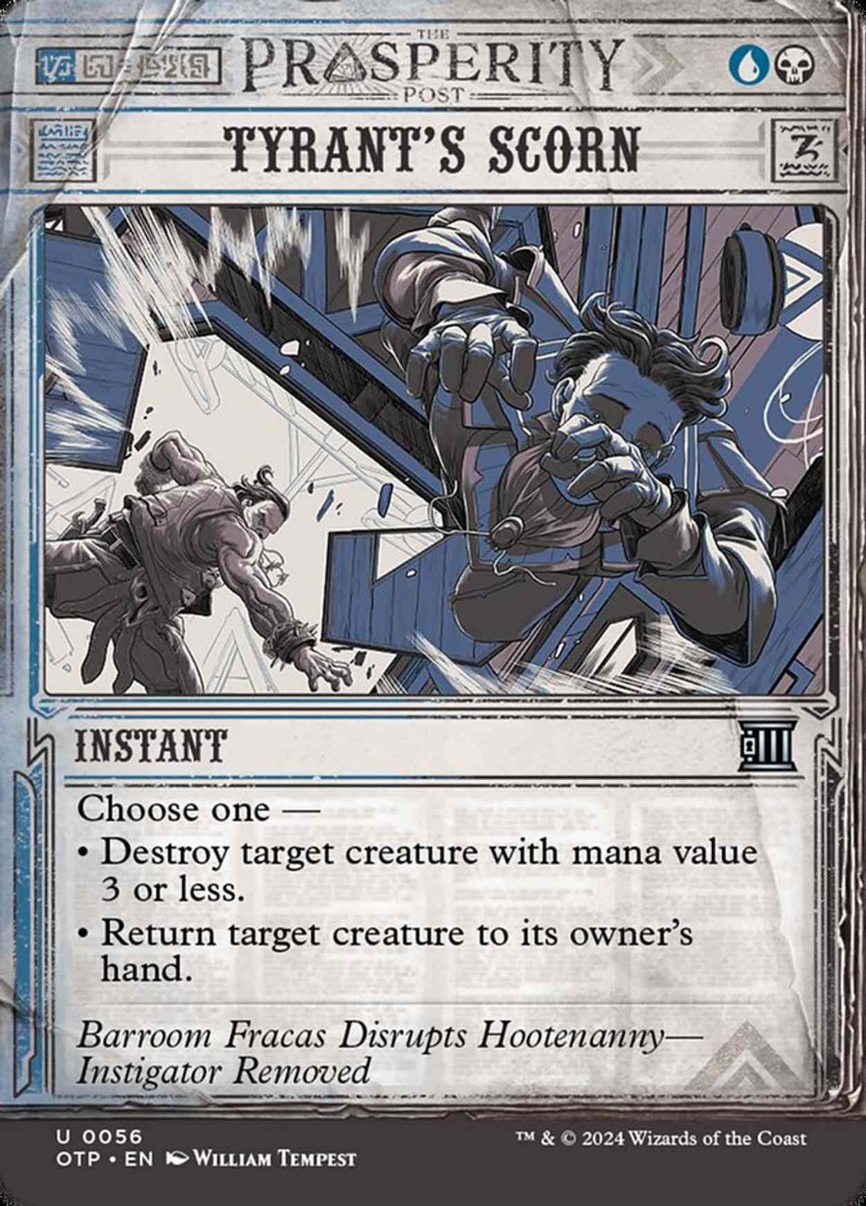 Tyrant's Scorn magic card front