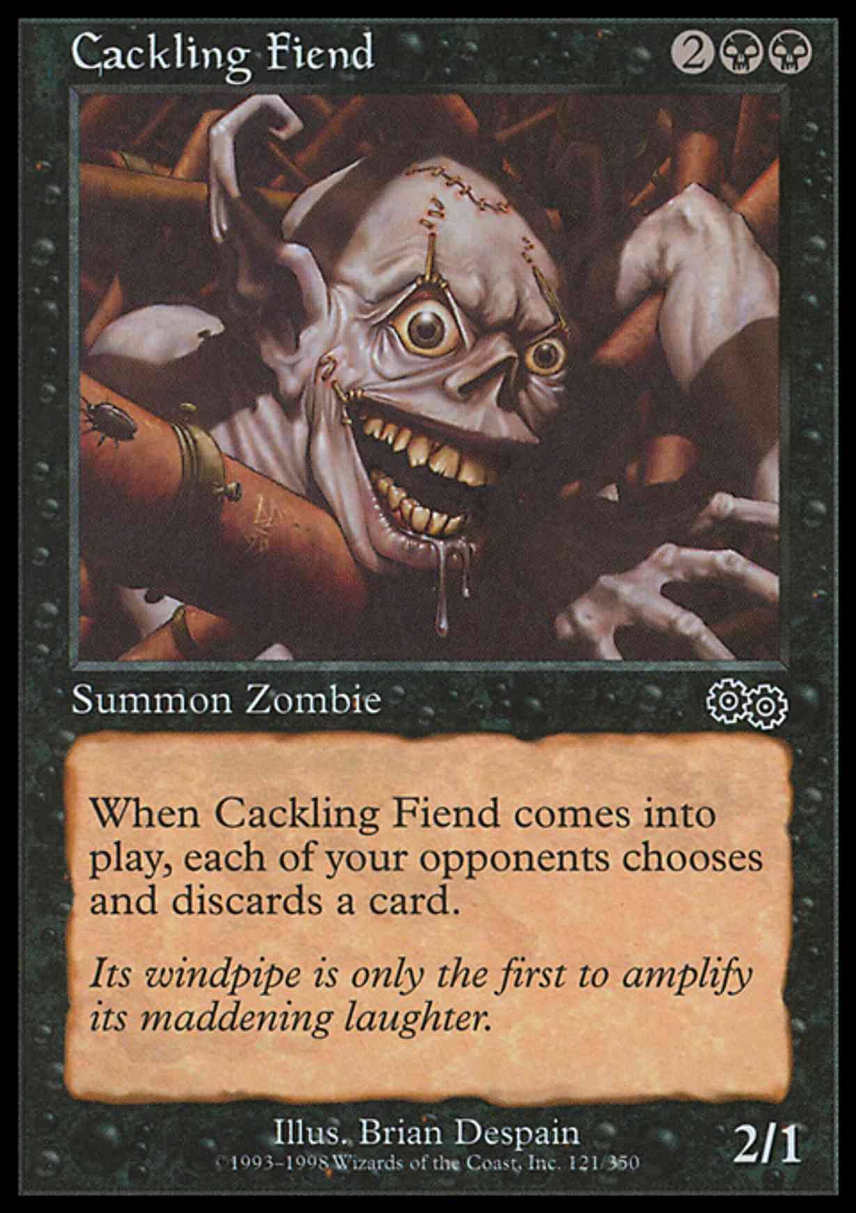 Cackling Fiend magic card front