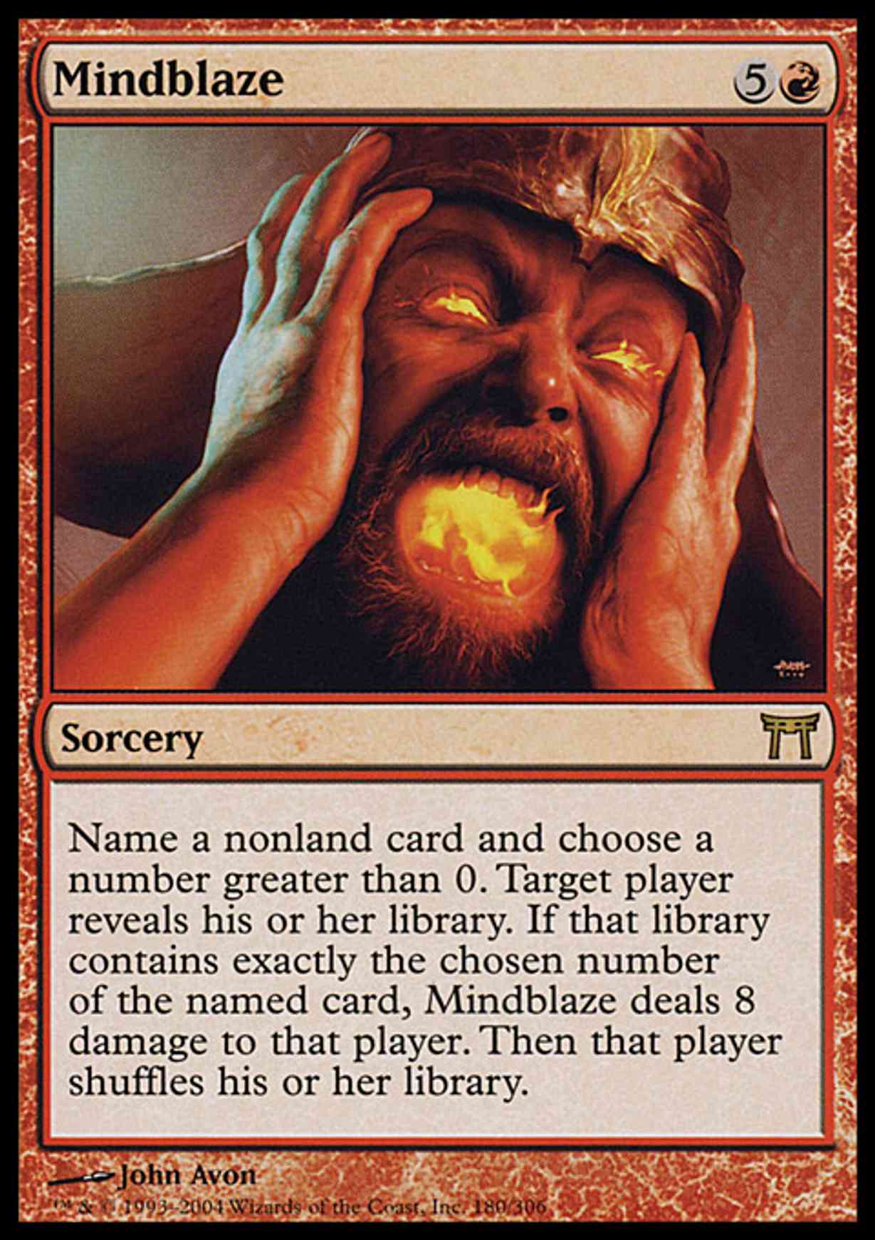 Mindblaze magic card front