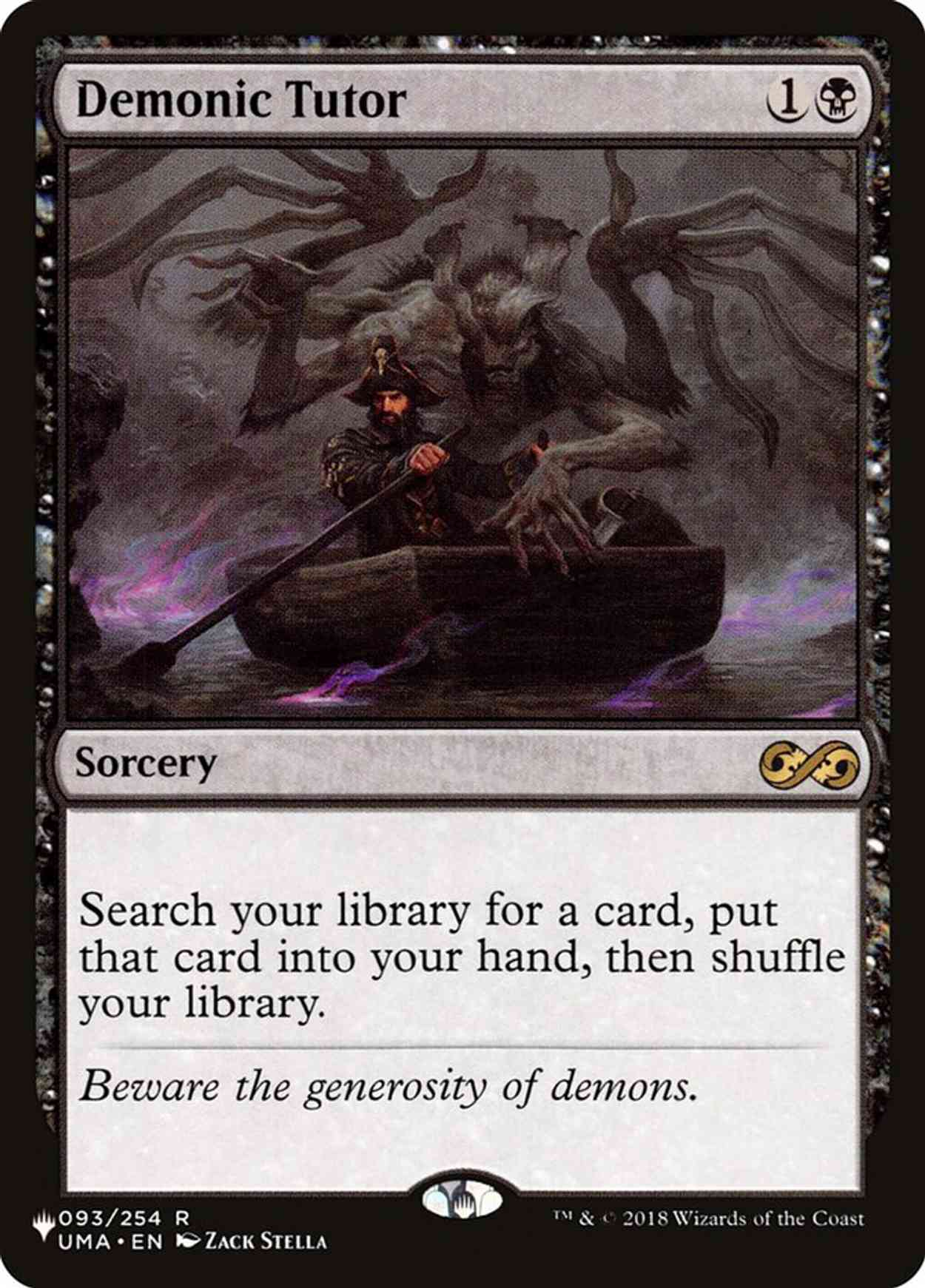Demonic Tutor (UMA) magic card front