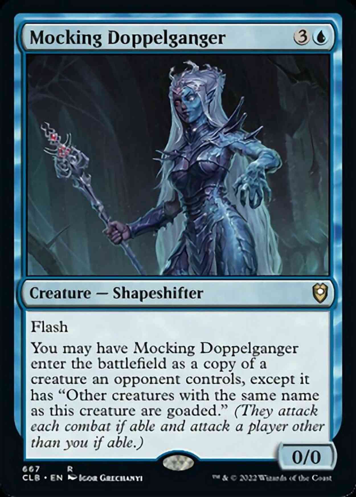 Mocking Doppelganger magic card front