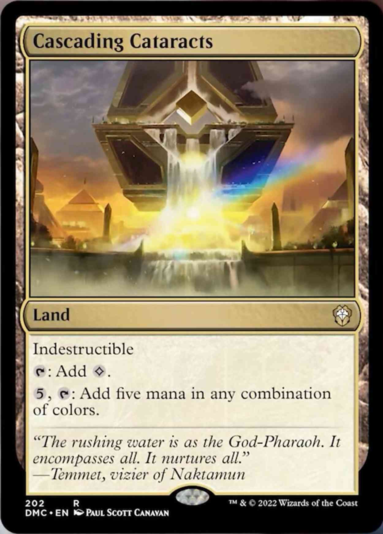 Cascading Cataracts magic card front