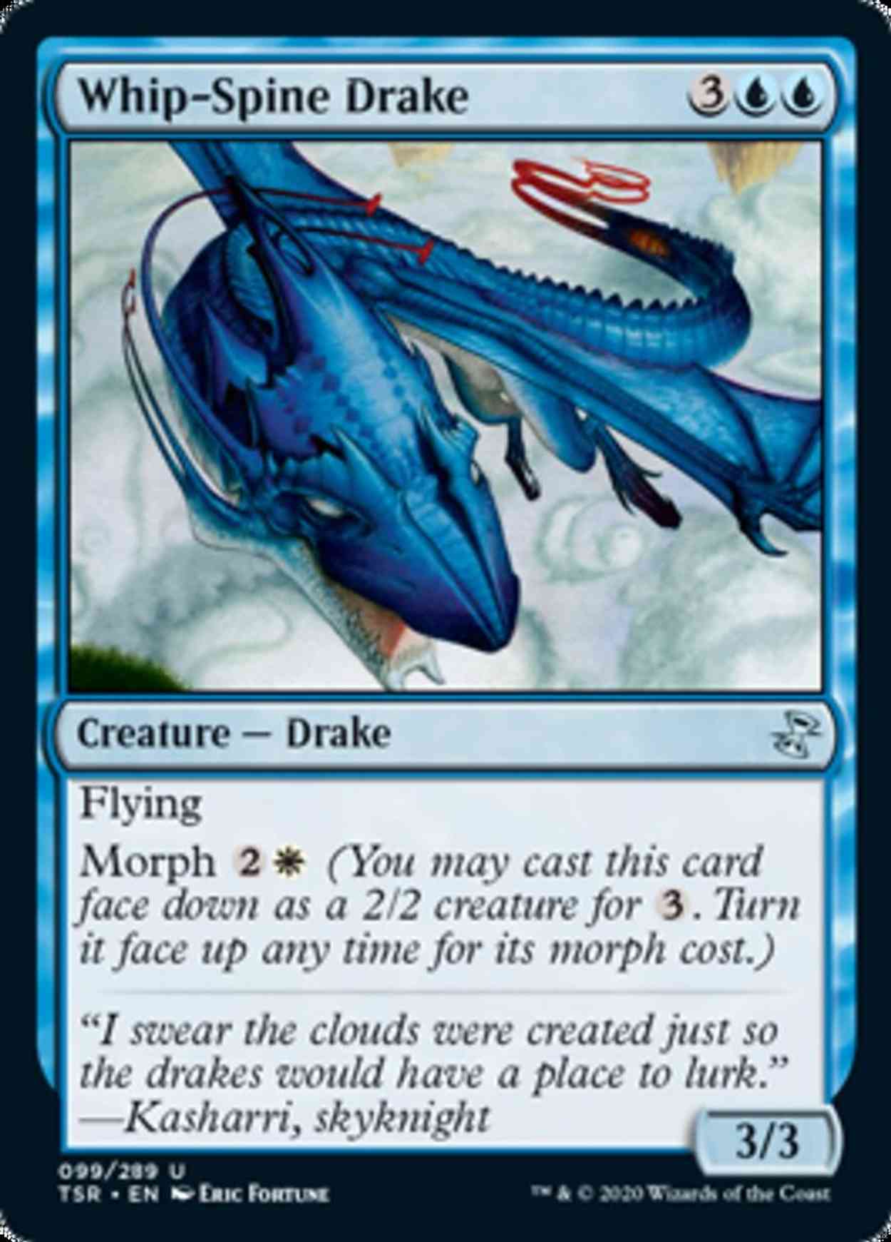Whip-Spine Drake magic card front