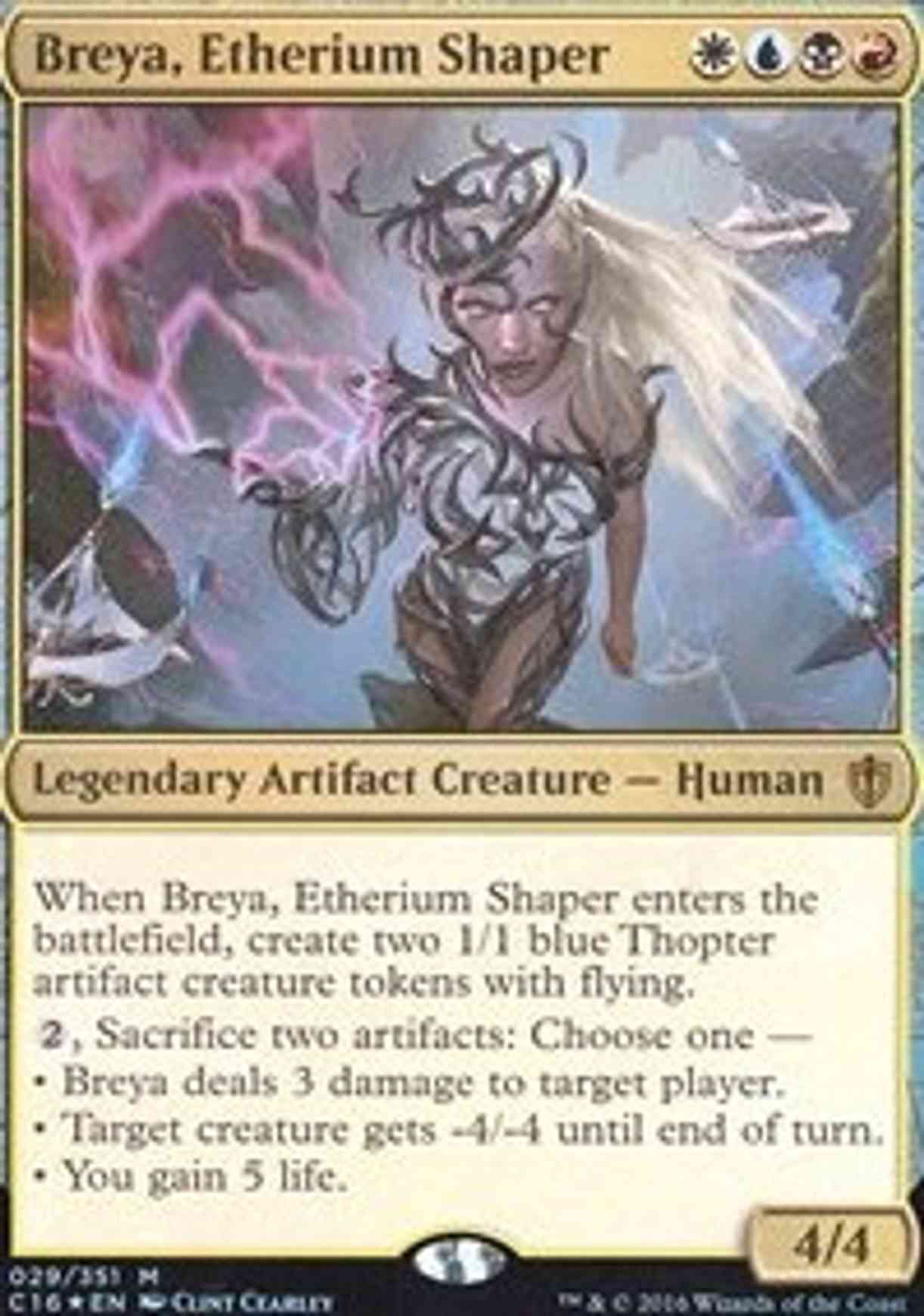 Breya, Etherium Shaper (Commander 2016) magic card front