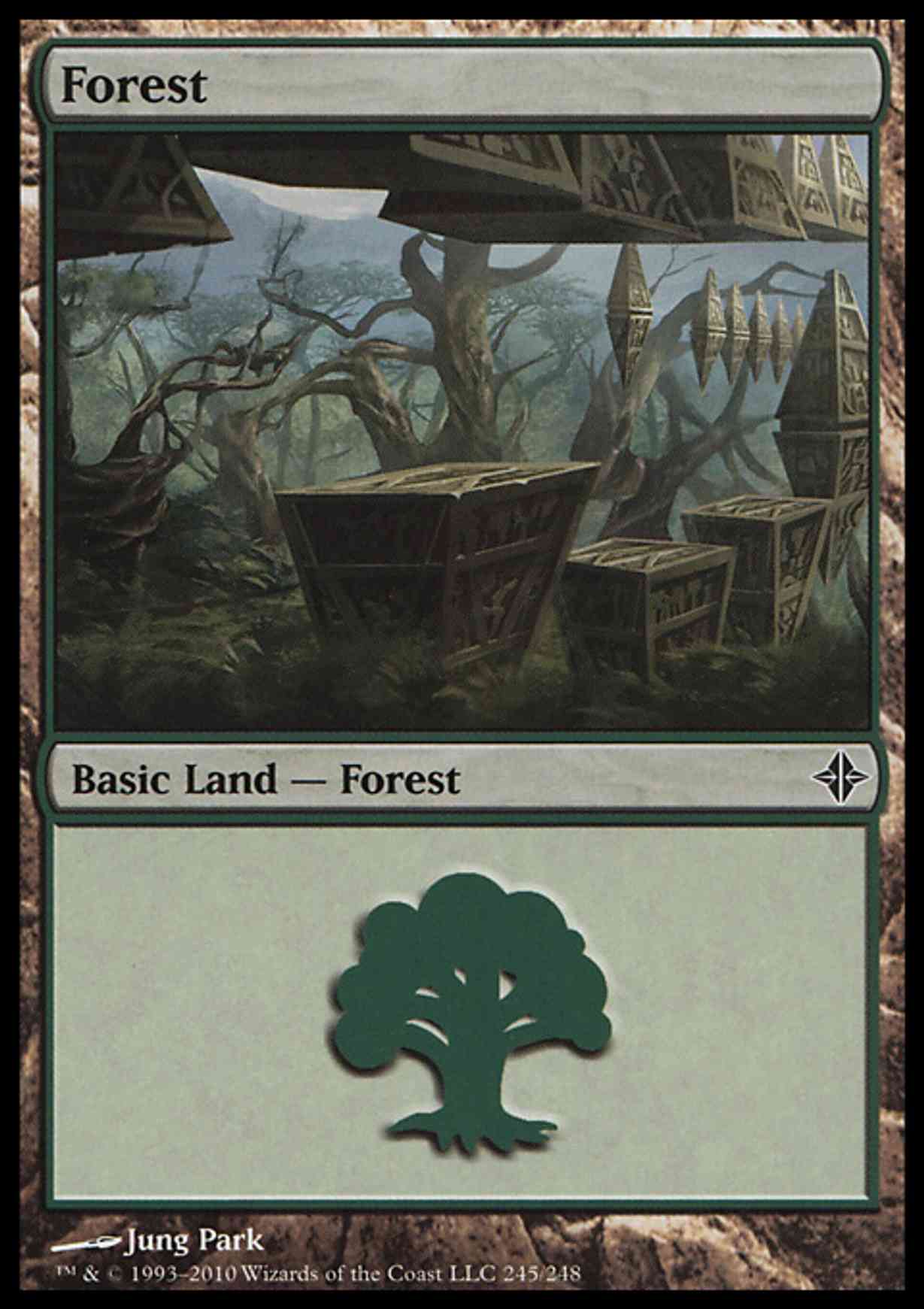 Forest (245) magic card front