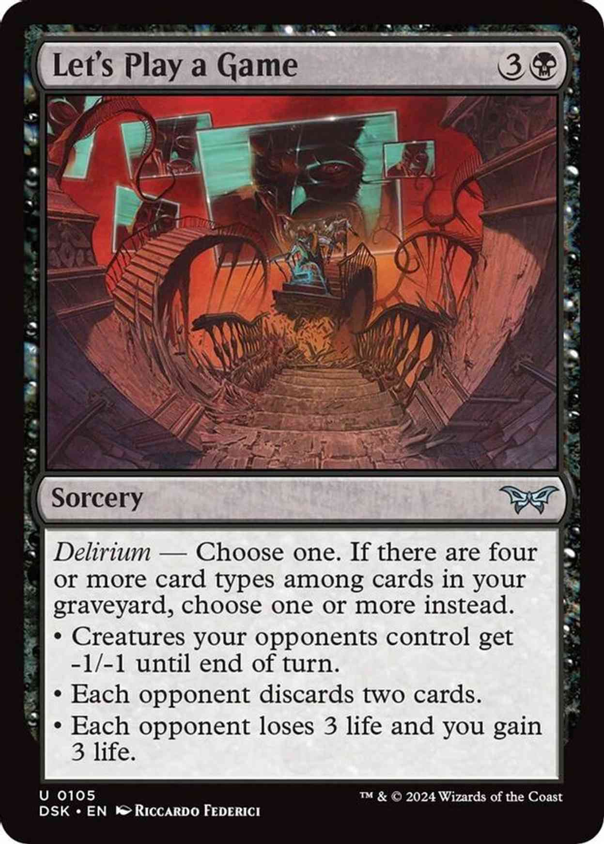 Let's Play a Game magic card front