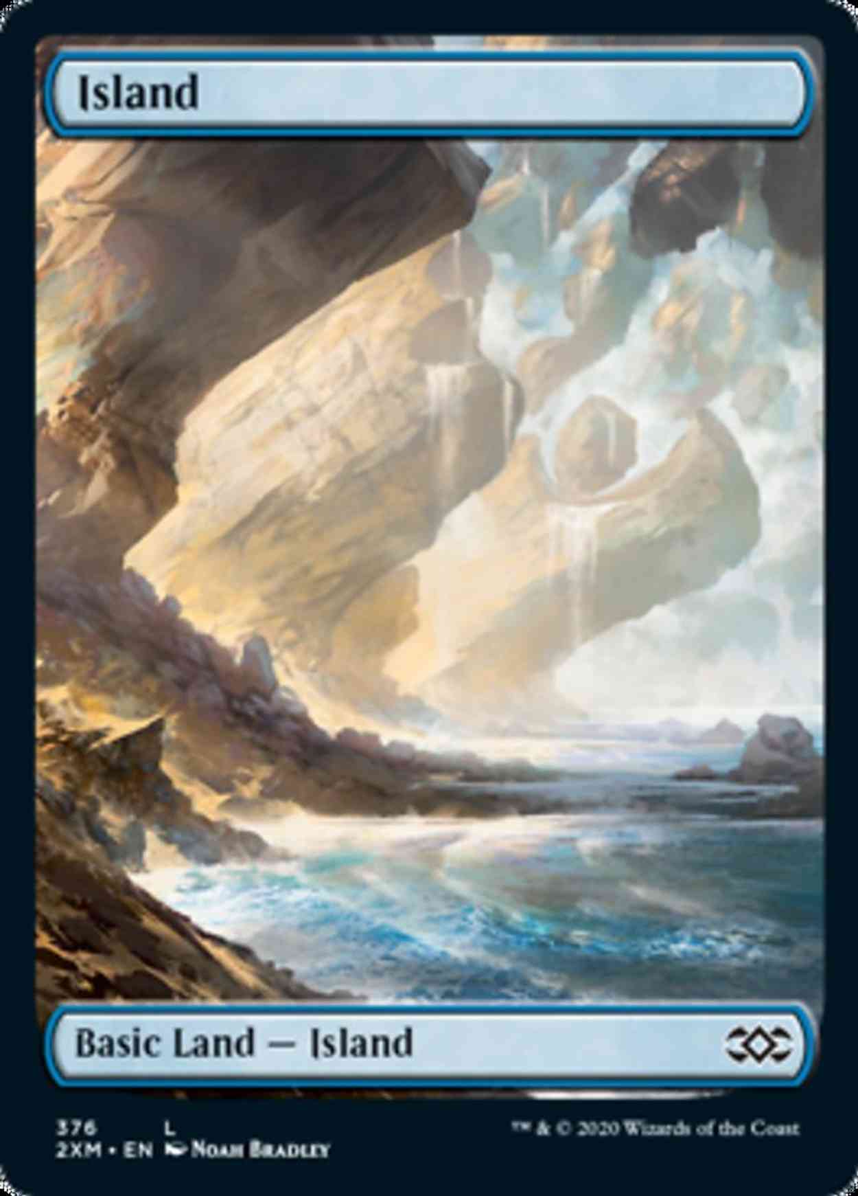 Island (376) magic card front