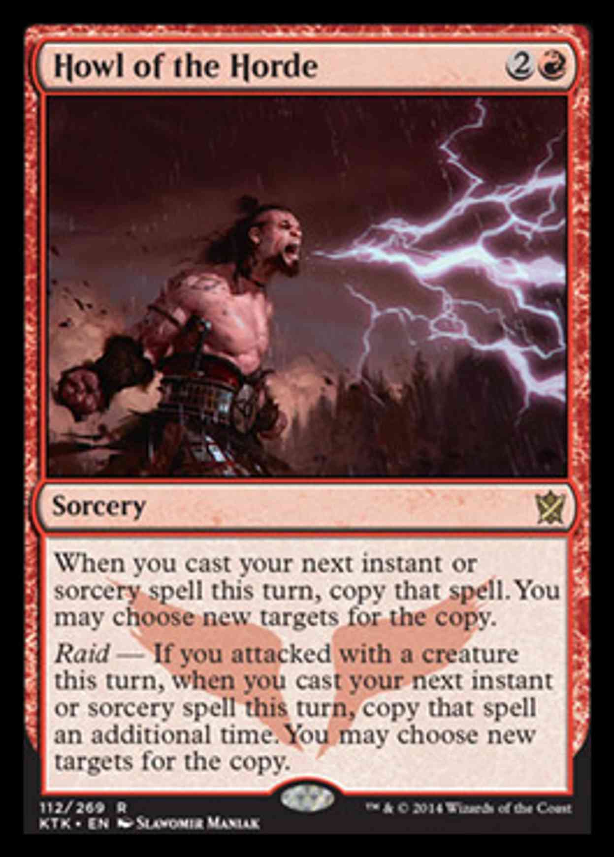 Howl of the Horde magic card front