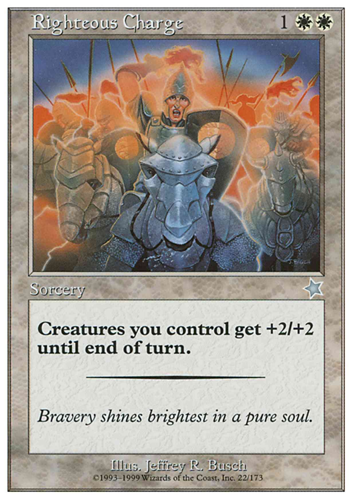 Righteous Charge magic card front