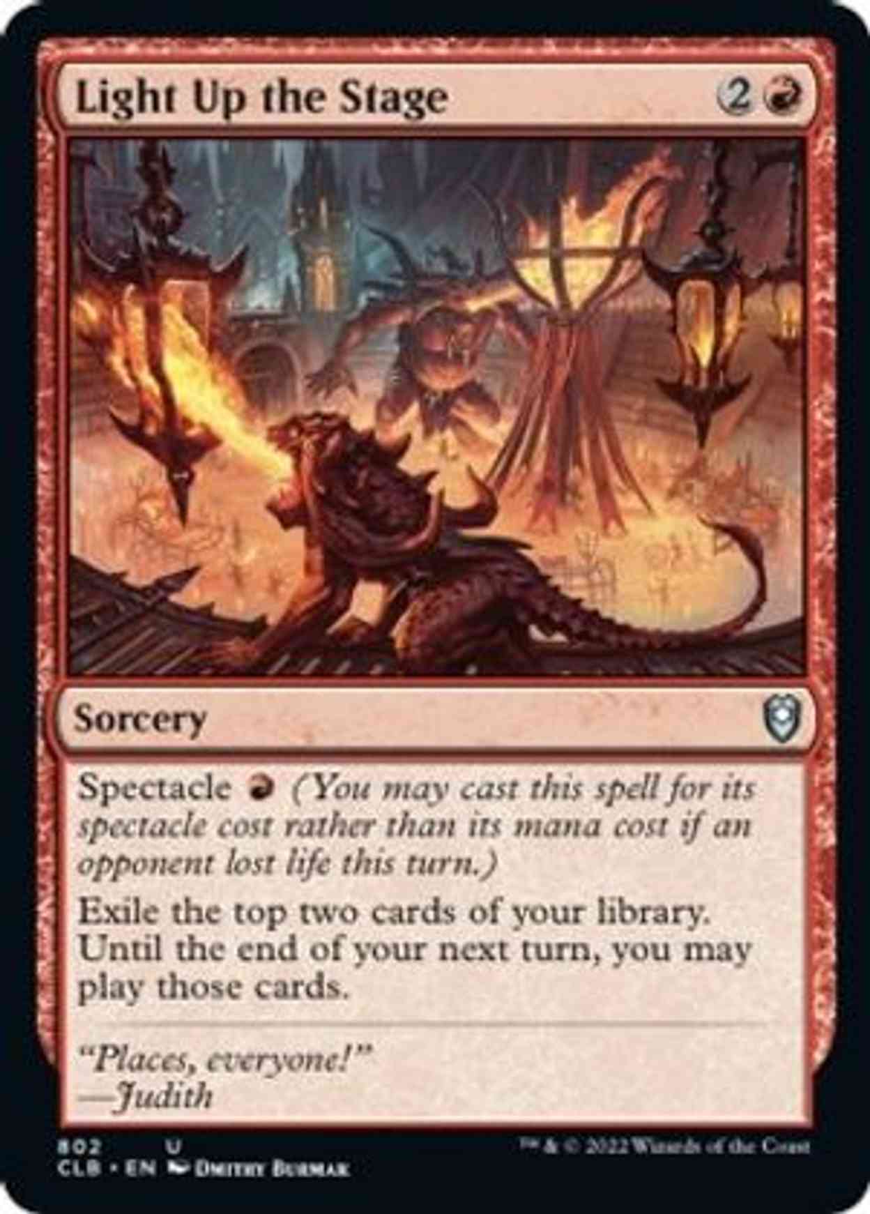 Light Up the Stage magic card front
