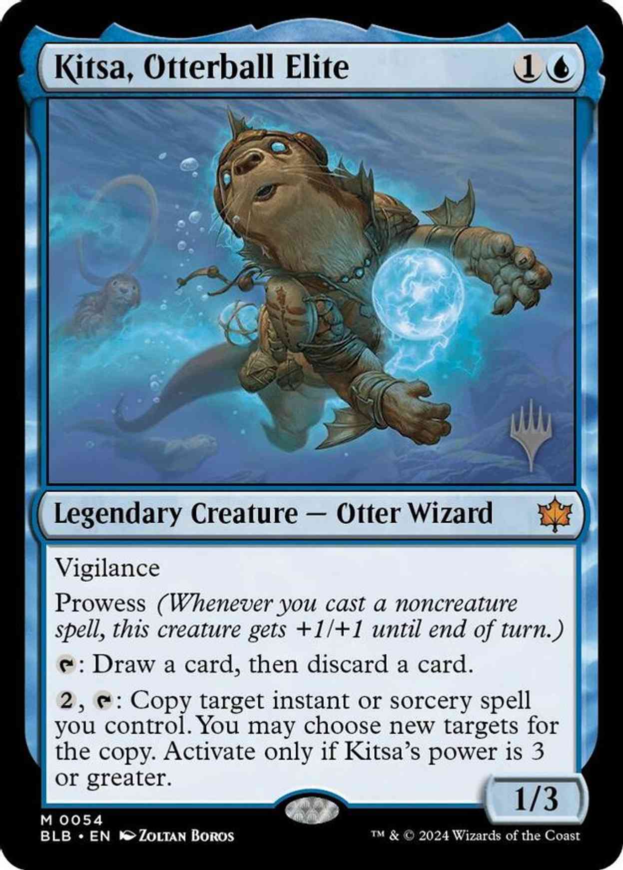 Kitsa, Otterball Elite magic card front