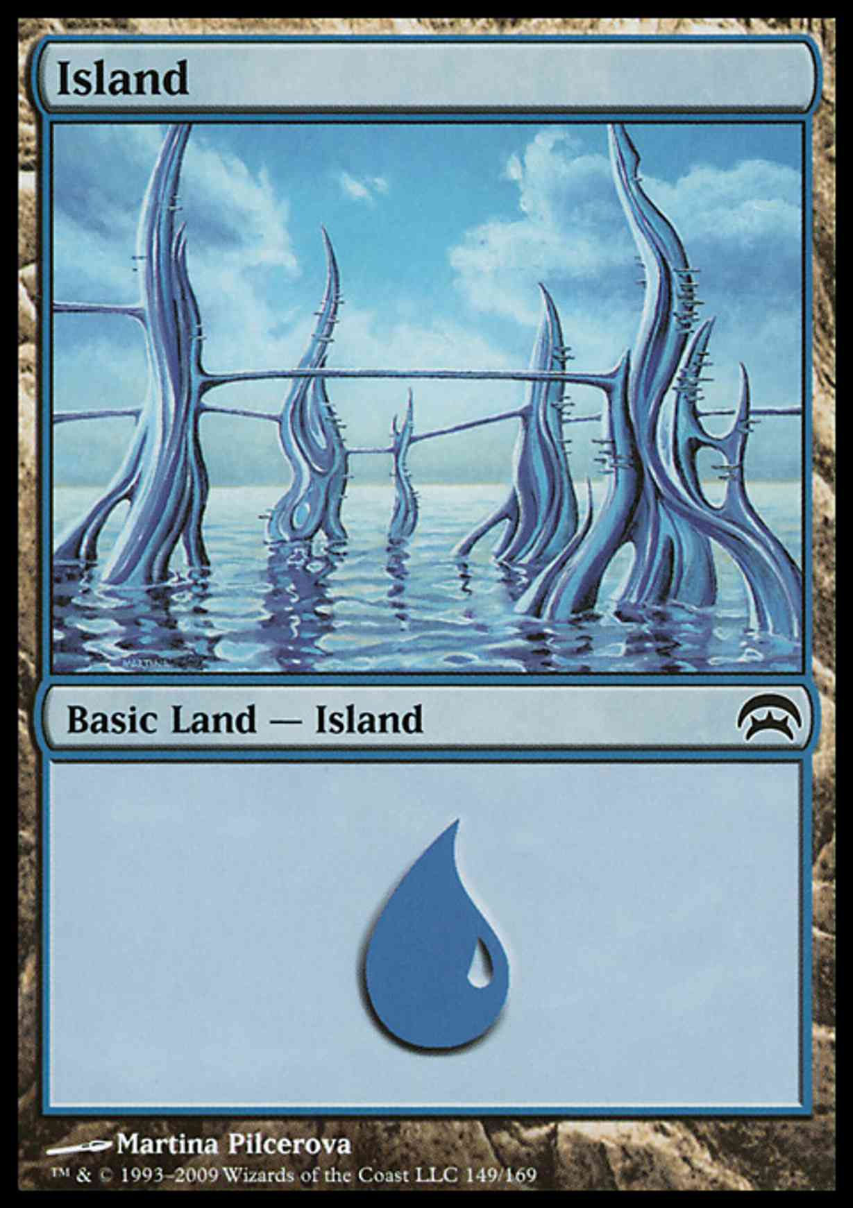 Island (149) magic card front