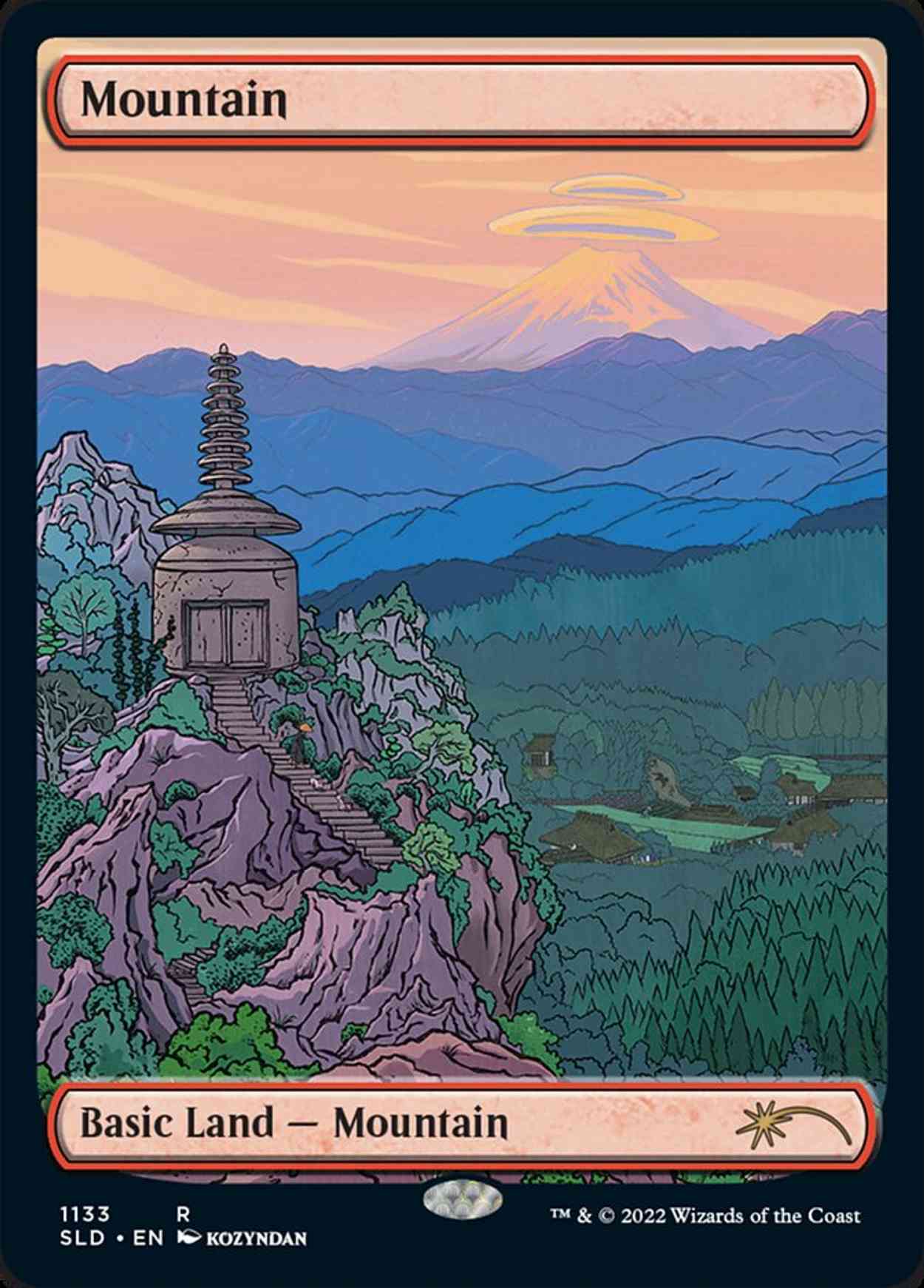 Mountain (1133) magic card front