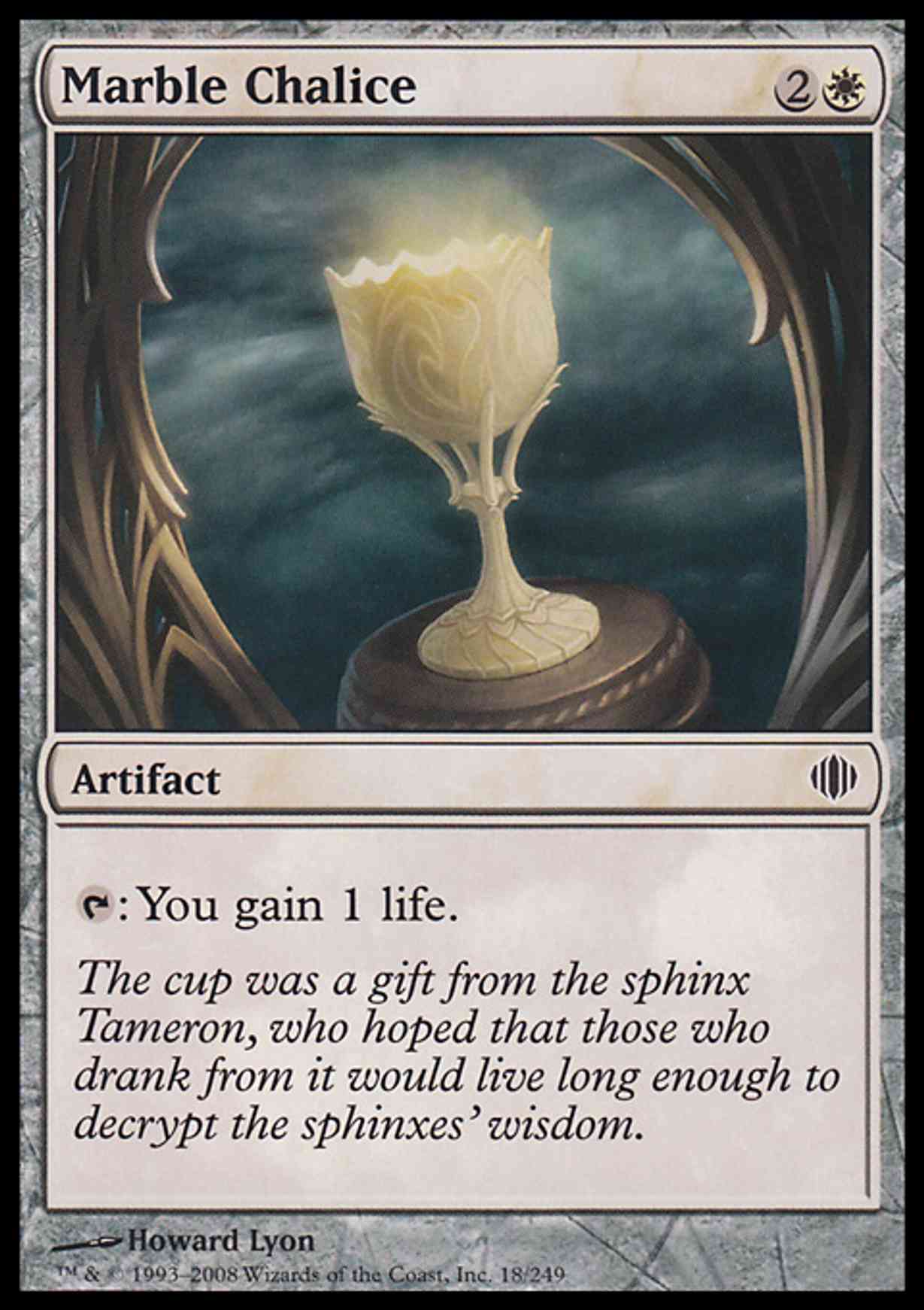 Marble Chalice magic card front