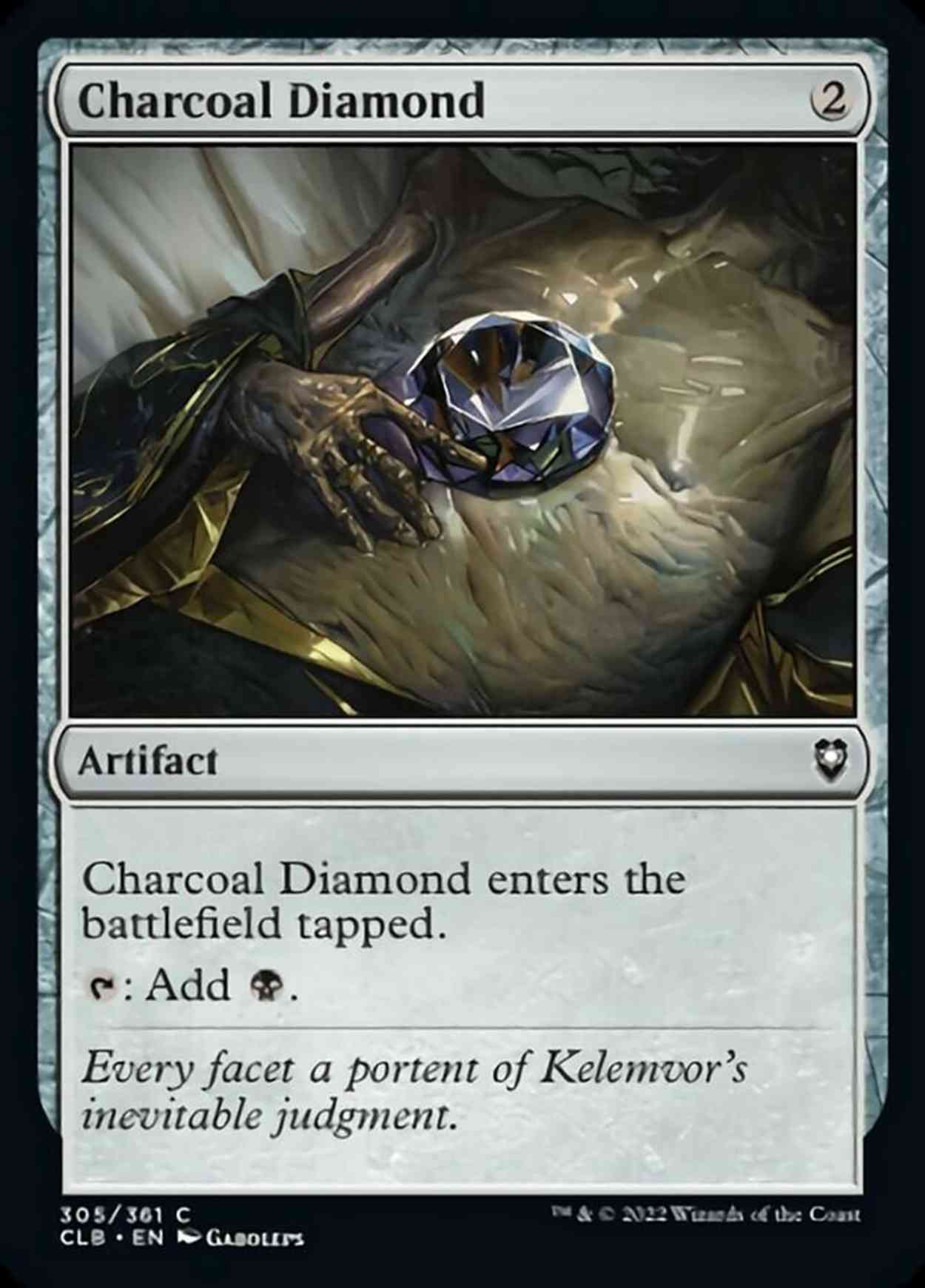 Charcoal Diamond magic card front