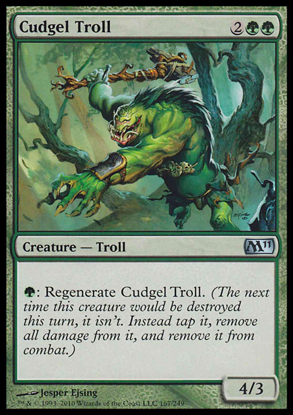 Cudgel Troll magic card front