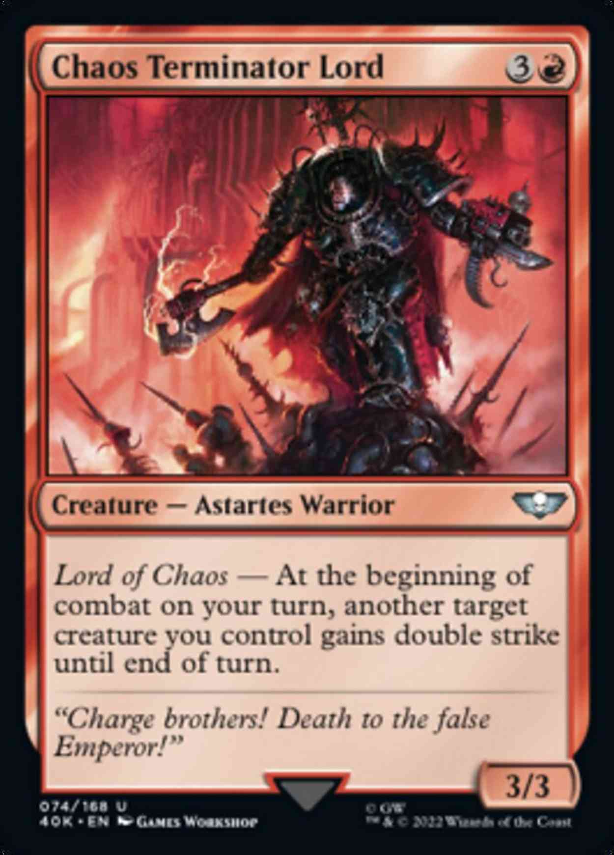 Chaos Terminator Lord (Surge Foil) magic card front