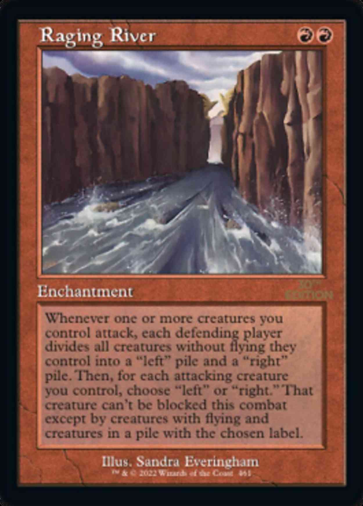 Raging River (Retro Frame) magic card front