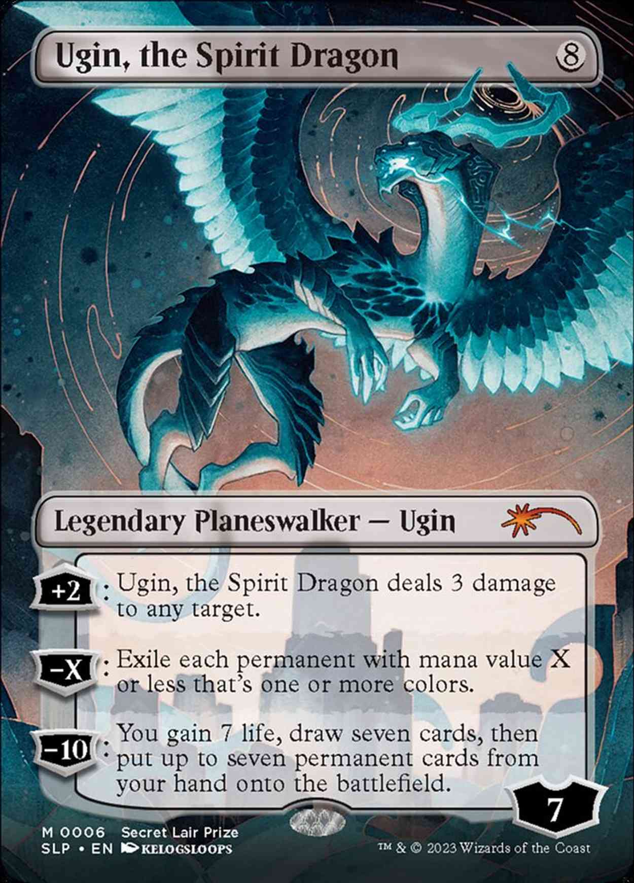 Ugin, the Spirit Dragon magic card front