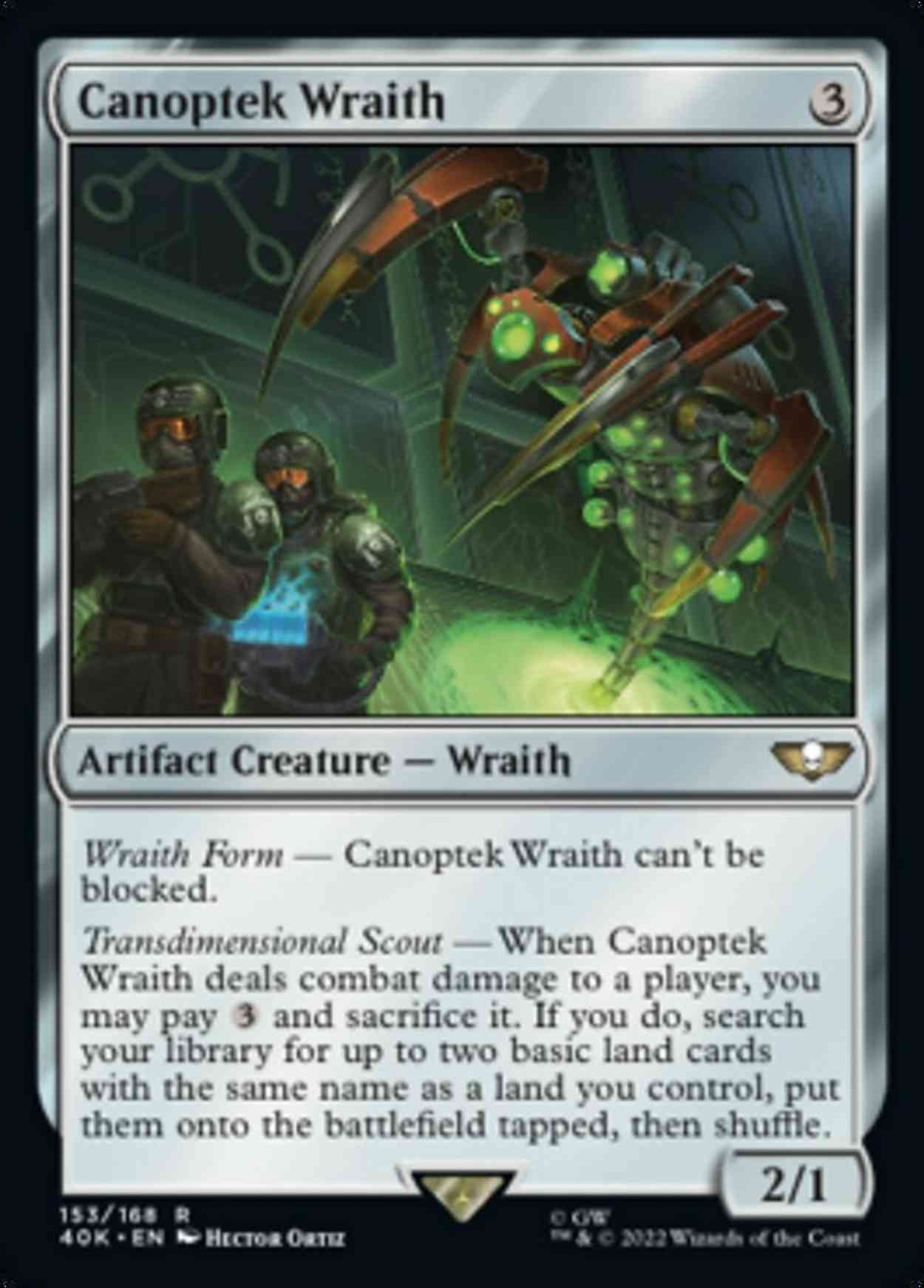 Canoptek Wraith (Surge Foil) magic card front