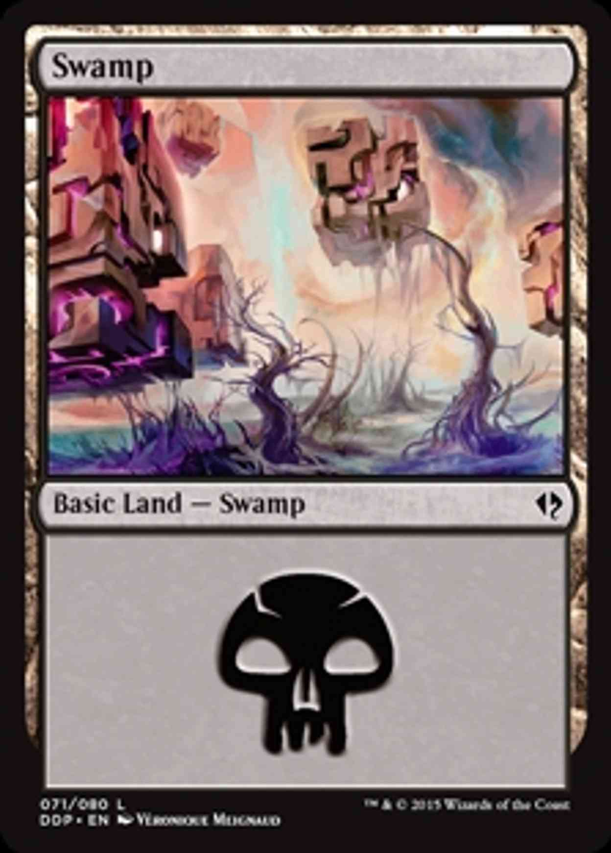 Swamp (71) magic card front