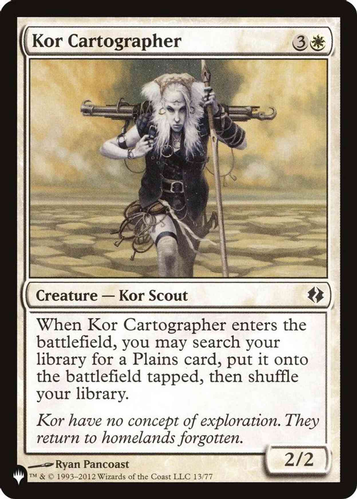 Kor Cartographer magic card front