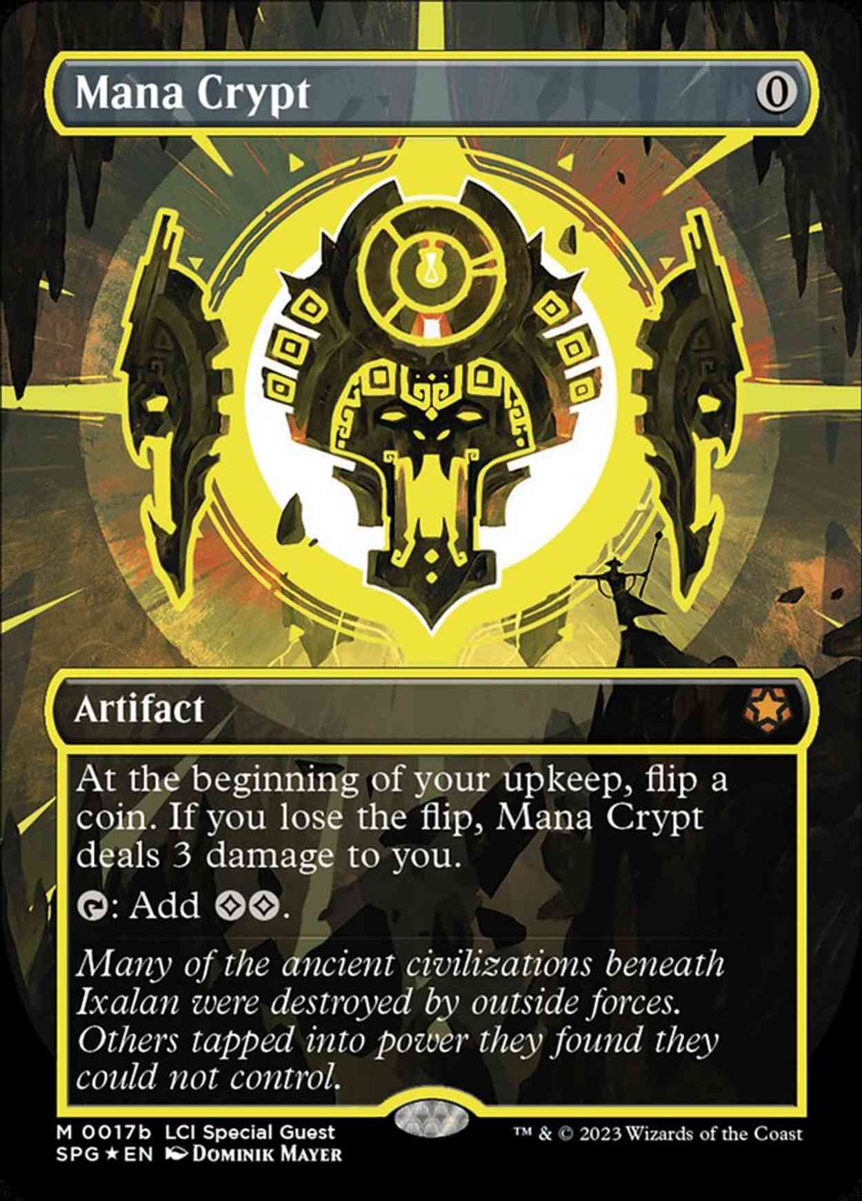 Mana Crypt (0017b) (Borderless) magic card front