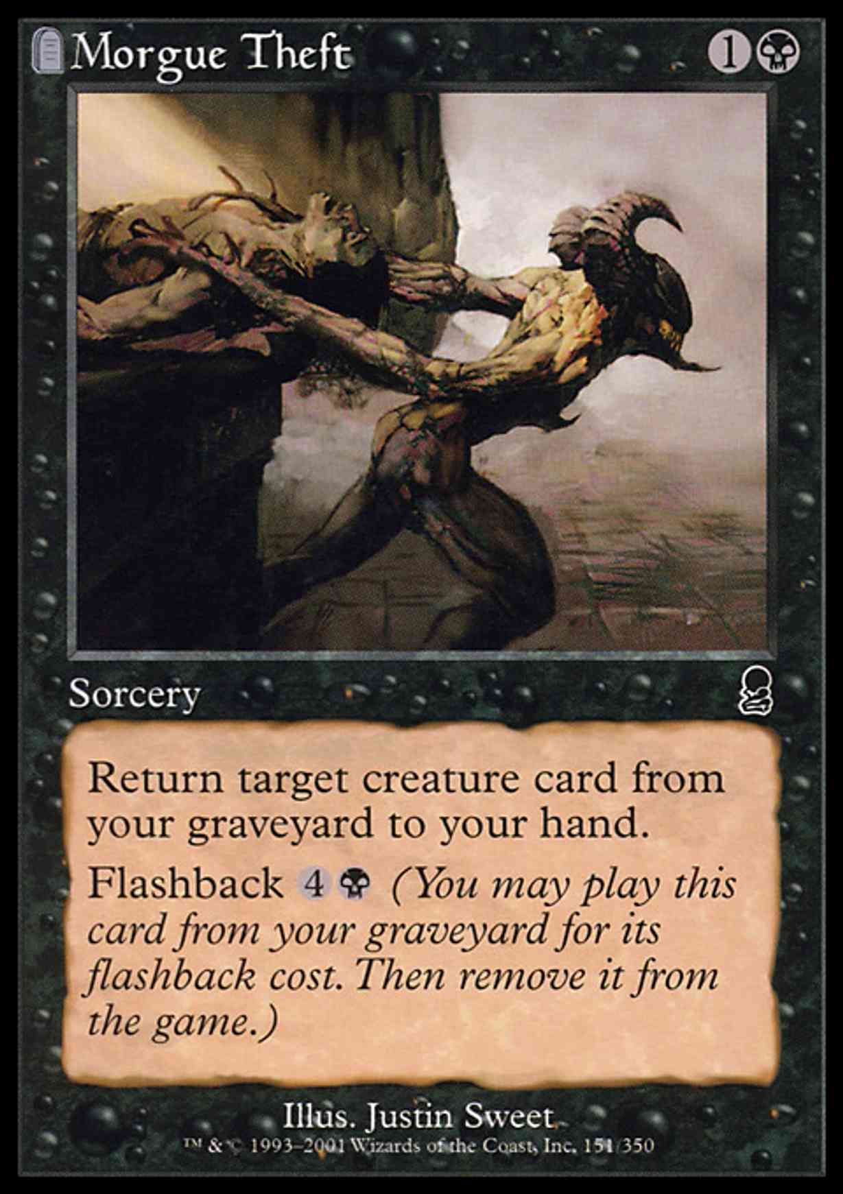 Morgue Theft magic card front