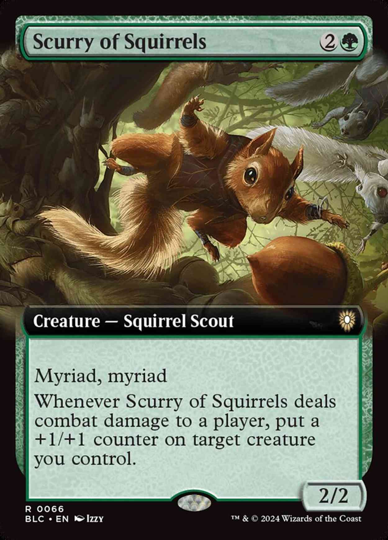 Scurry of Squirrels magic card front