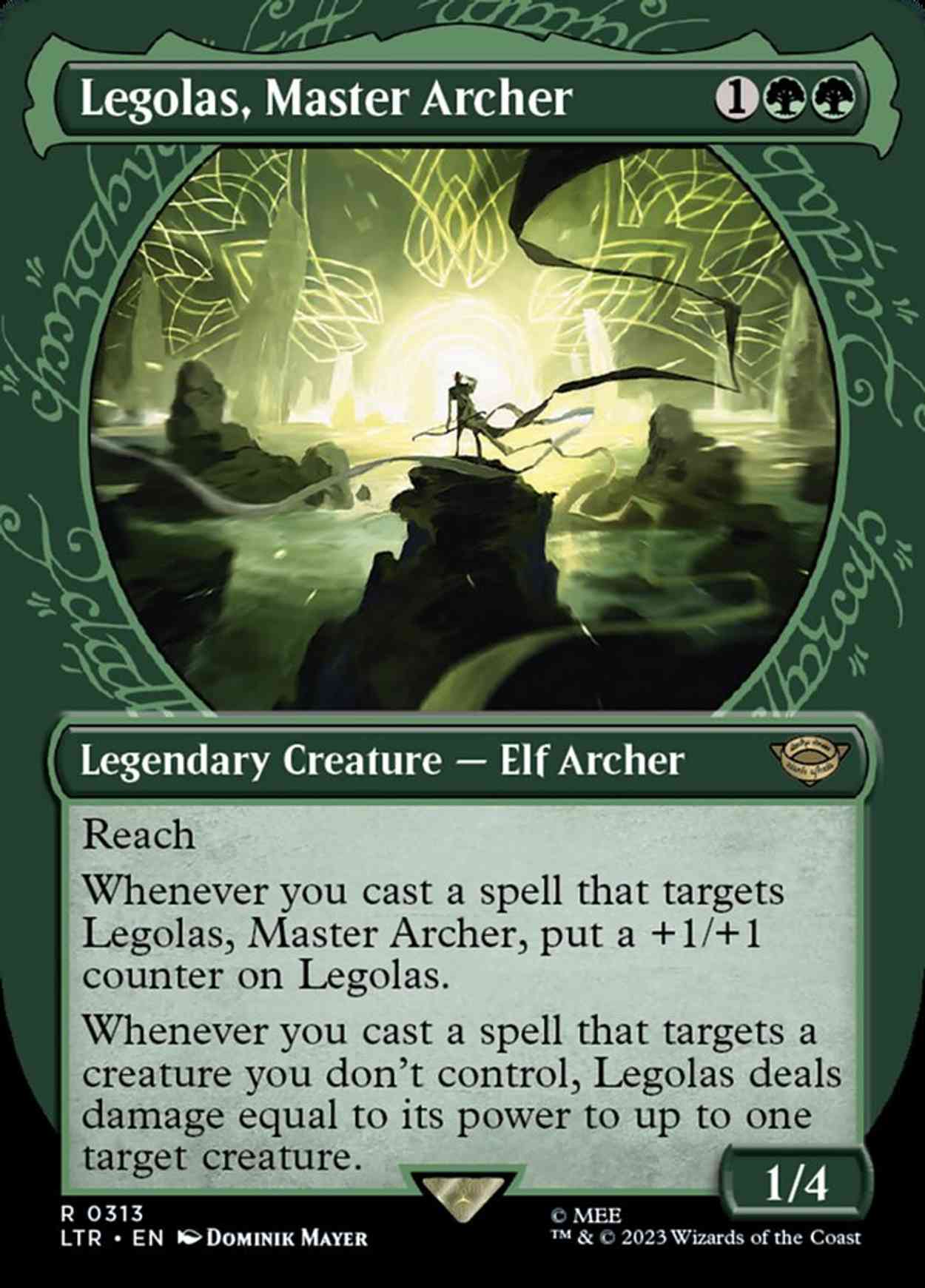 Legolas, Master Archer (Showcase) magic card front