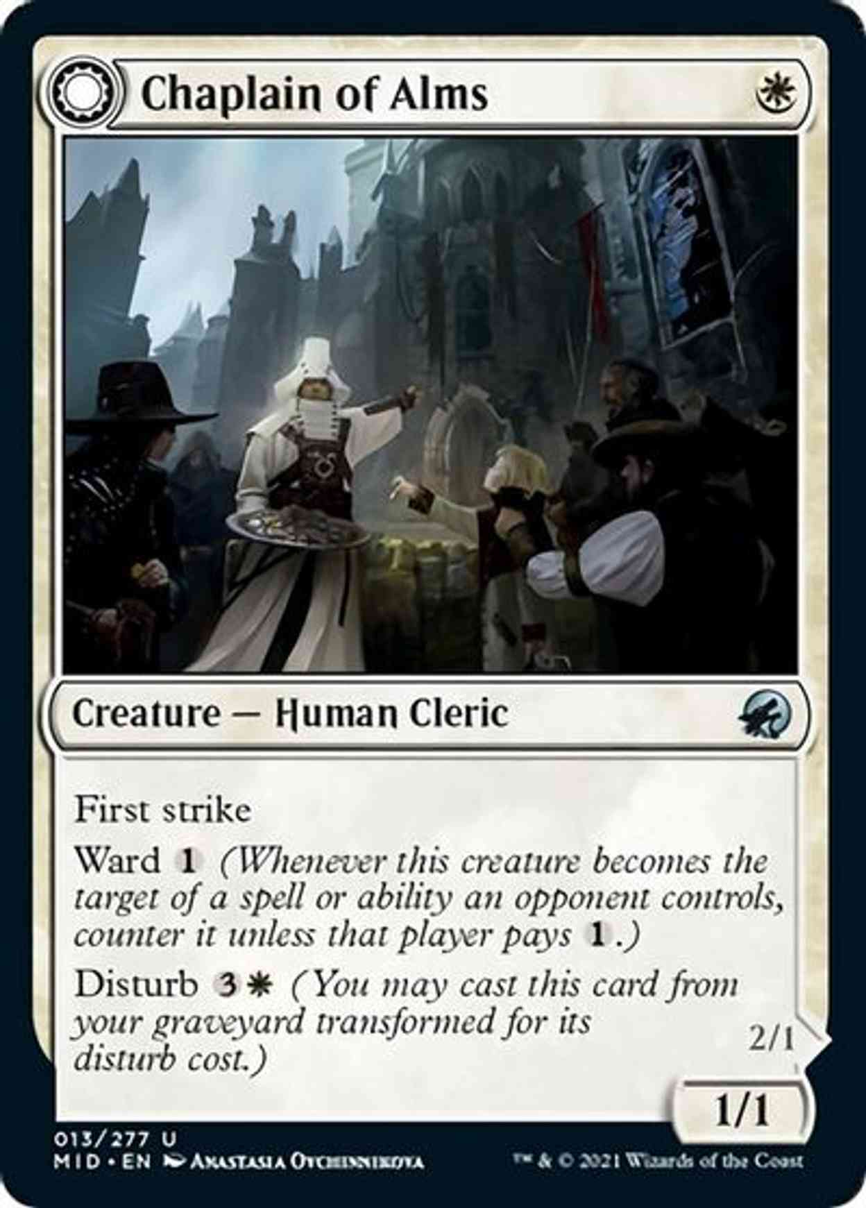 Chaplain of Alms magic card front