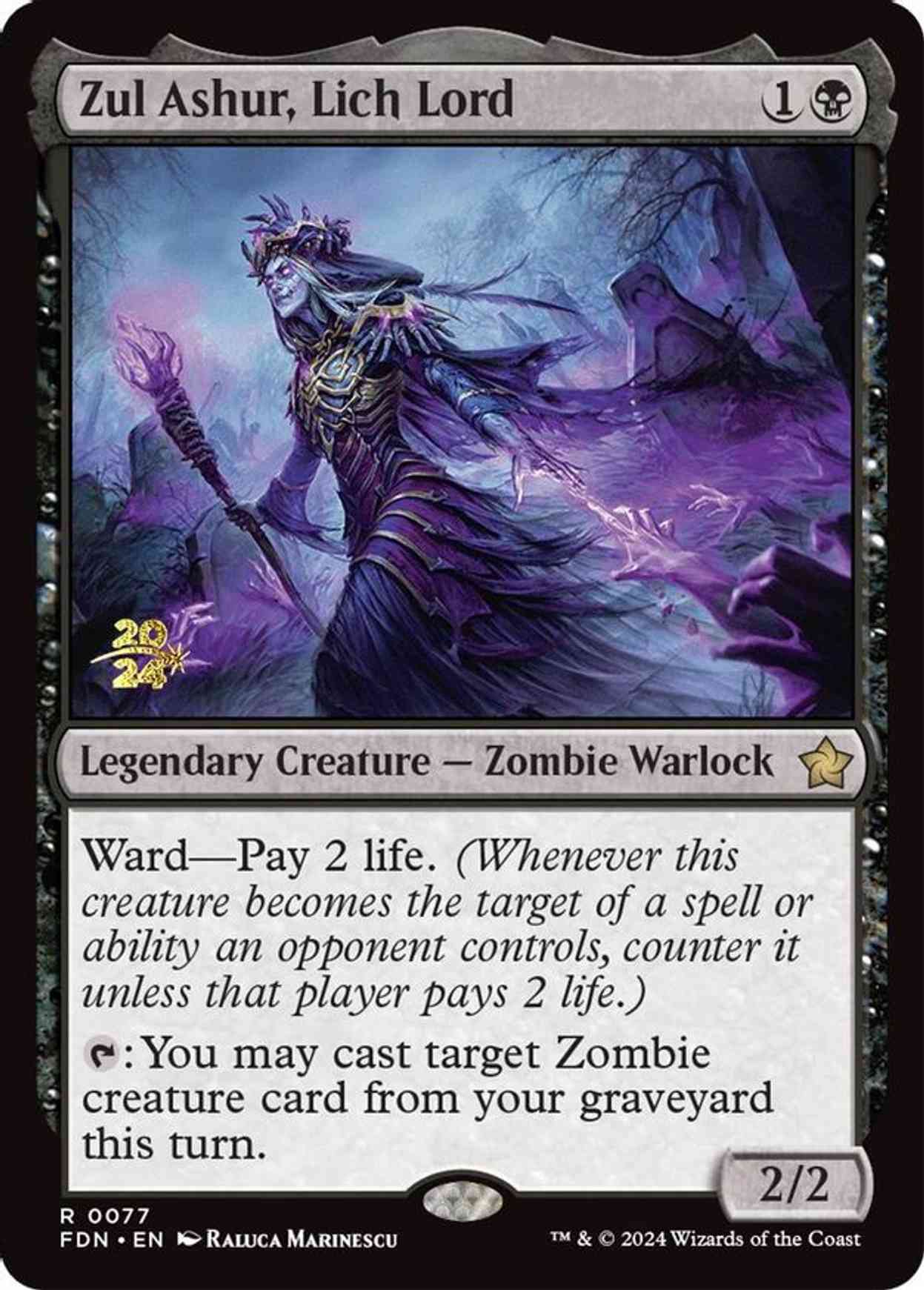 Zul Ashur, Lich Lord magic card front