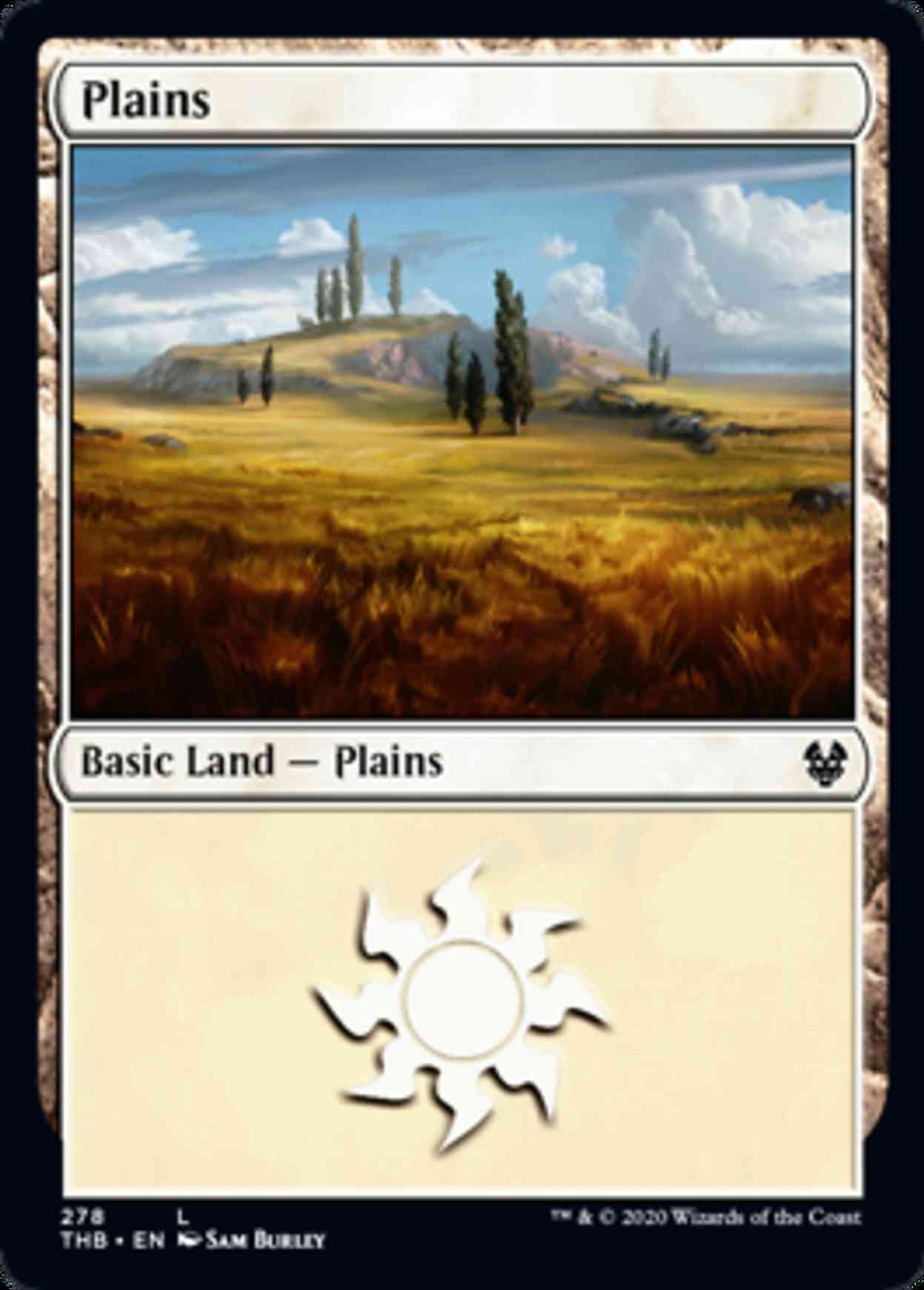 Plains (278) magic card front