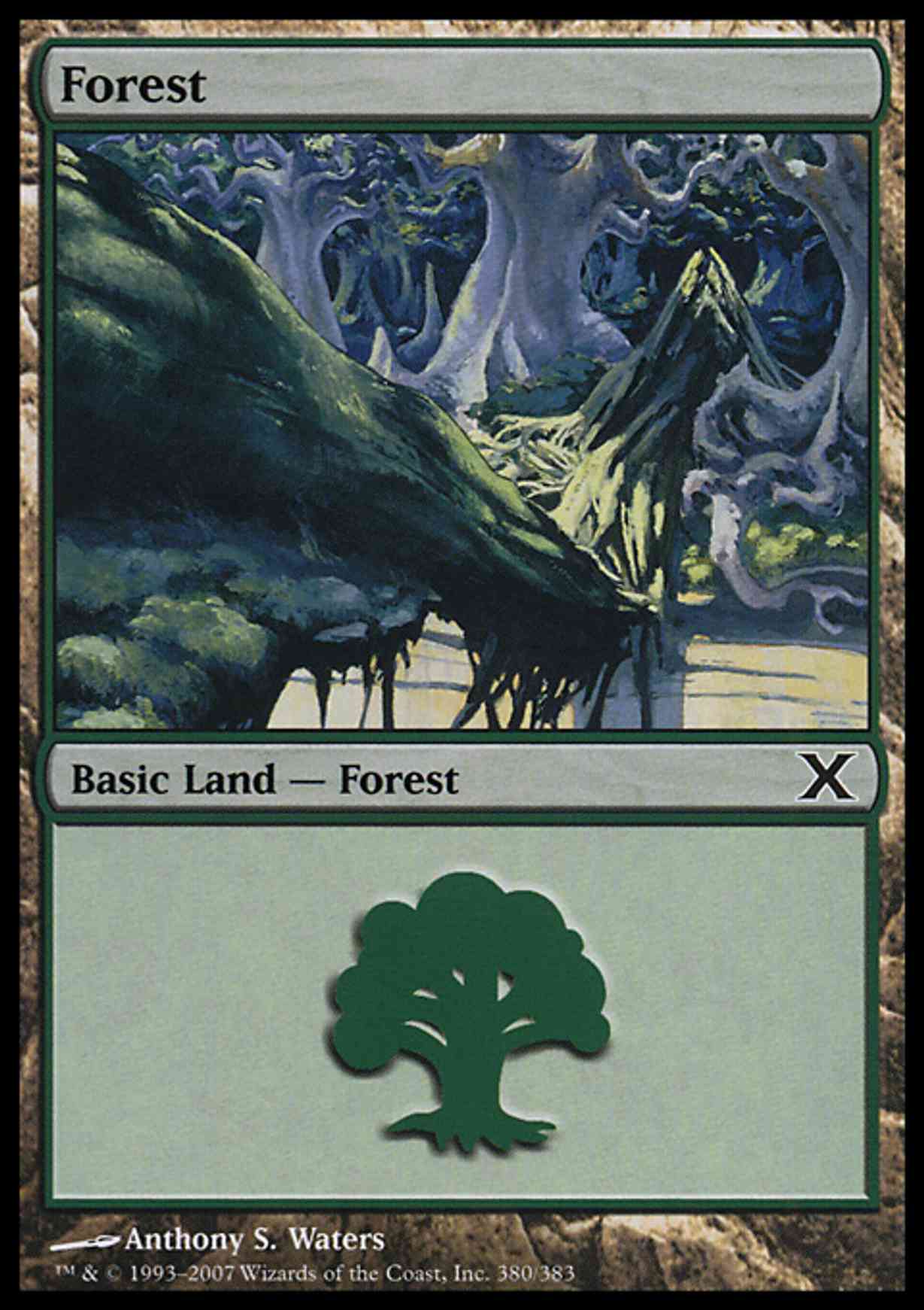 Forest (380) magic card front