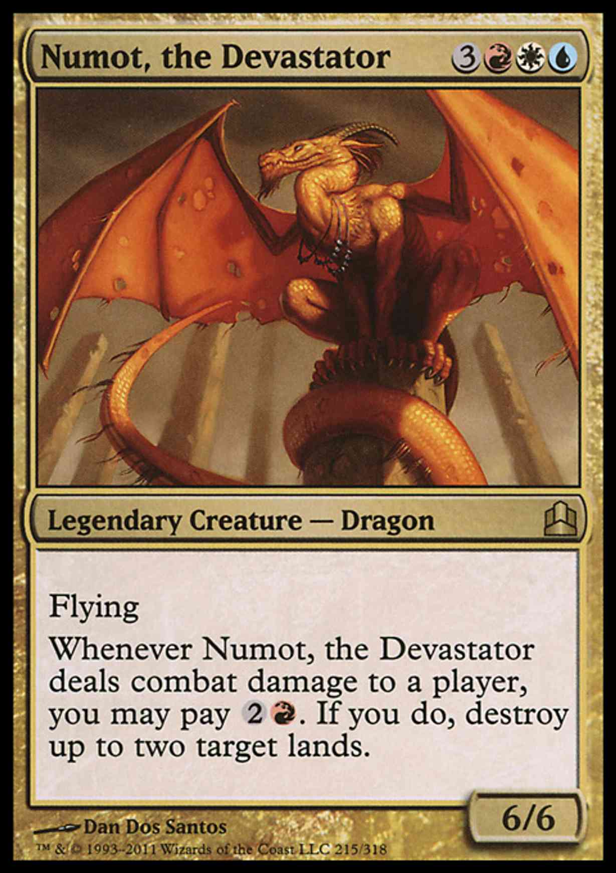 Numot, the Devastator magic card front