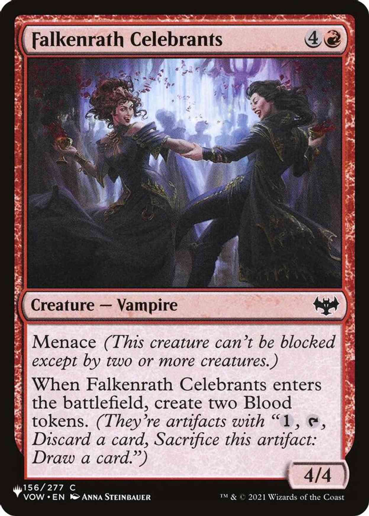 Falkenrath Celebrants magic card front