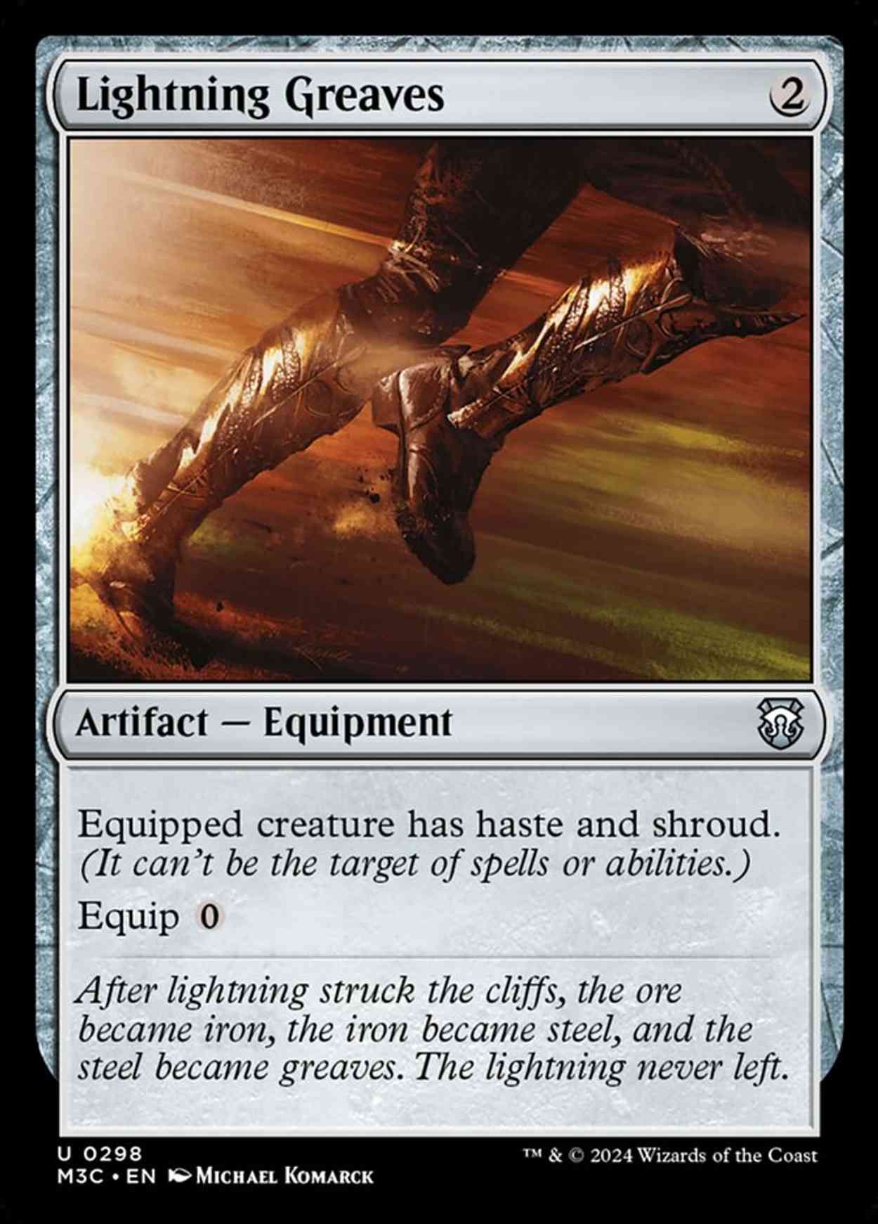 Lightning Greaves magic card front