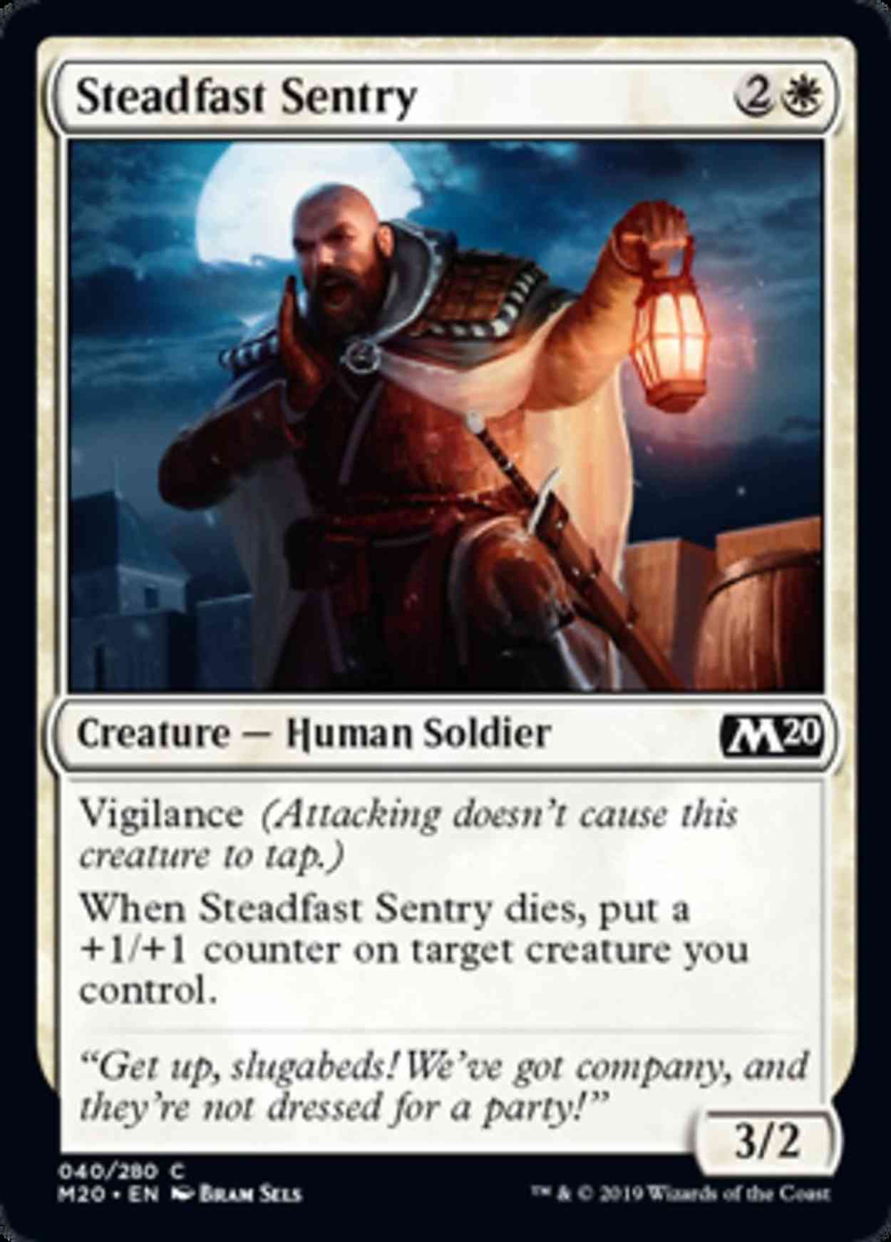 Steadfast Sentry magic card front