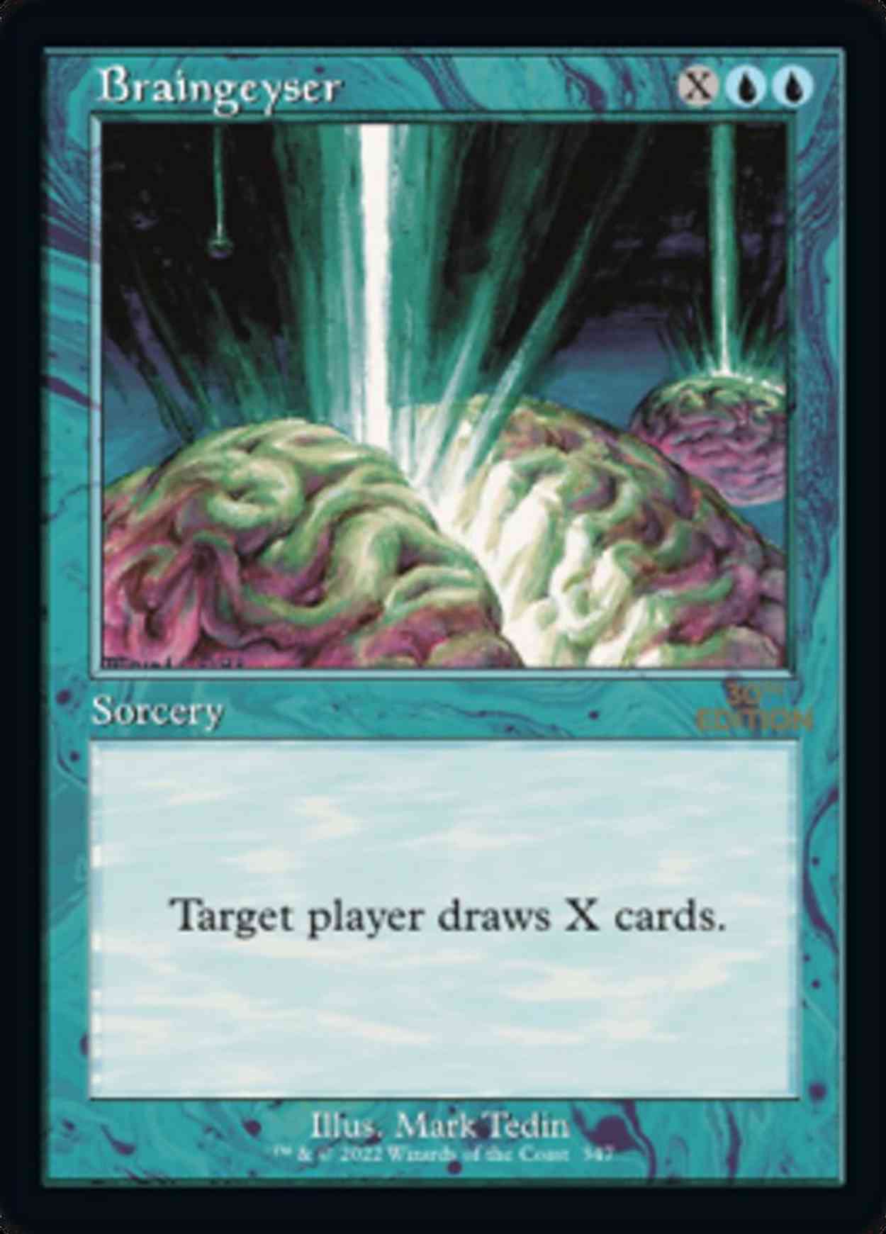 Braingeyser (Retro Frame) magic card front