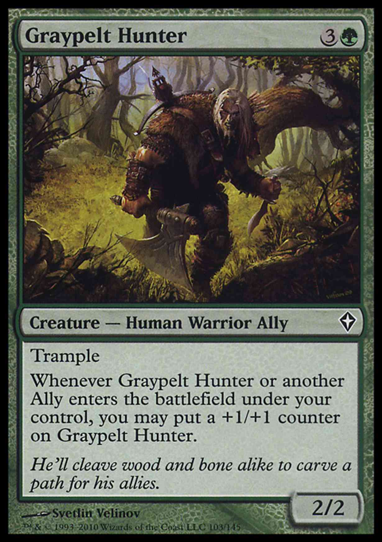 Graypelt Hunter magic card front