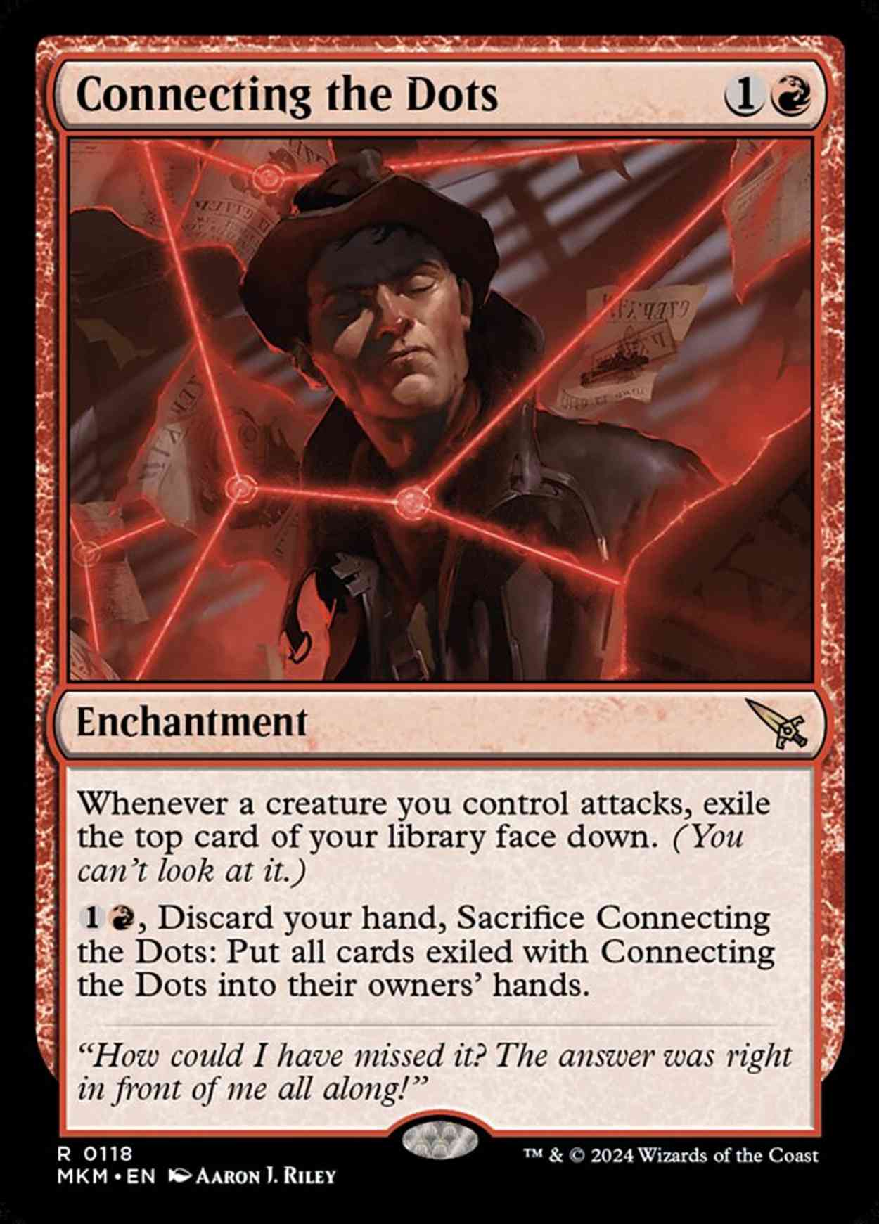 Connecting the Dots magic card front