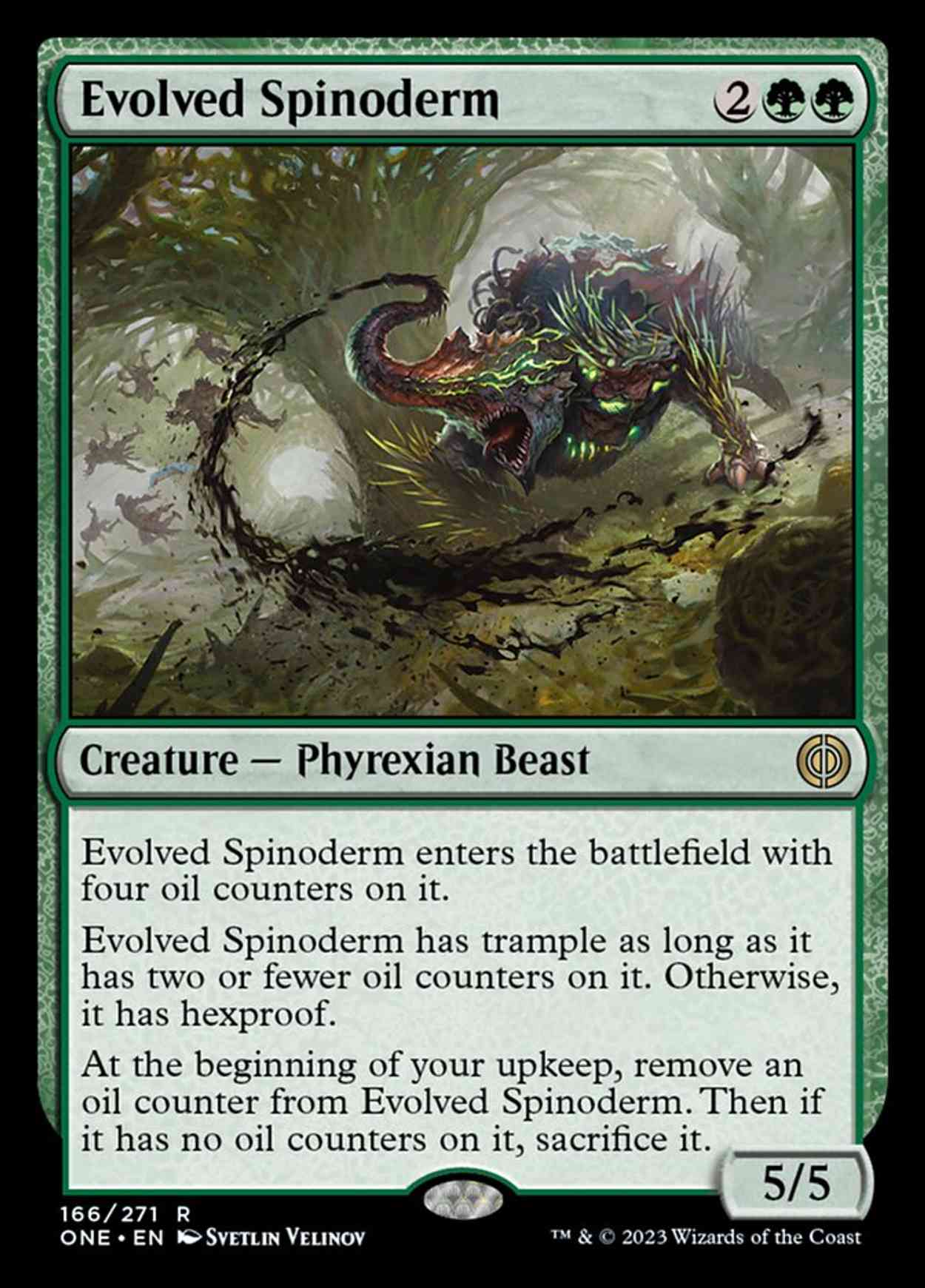 Evolved Spinoderm magic card front