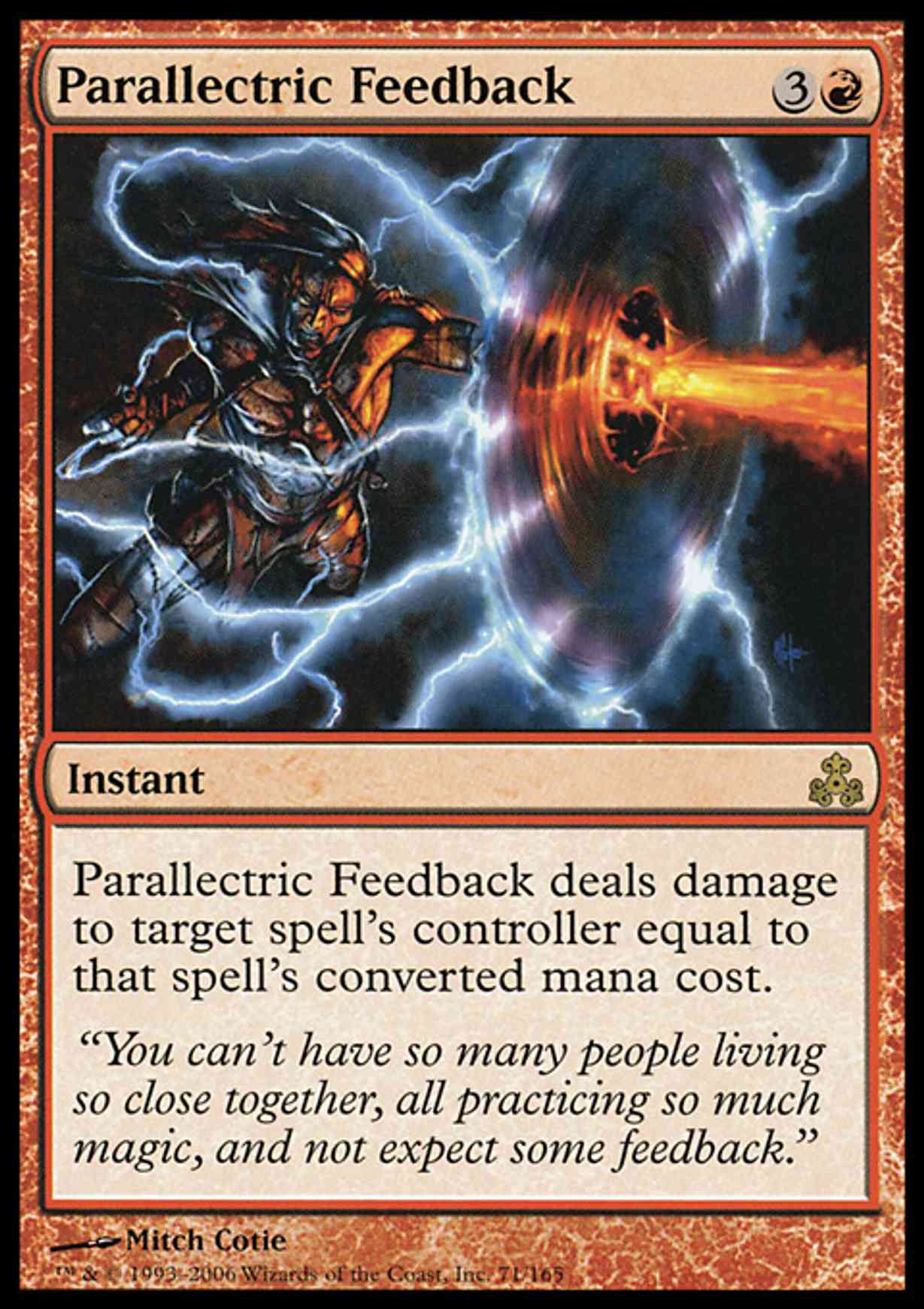 Parallectric Feedback magic card front